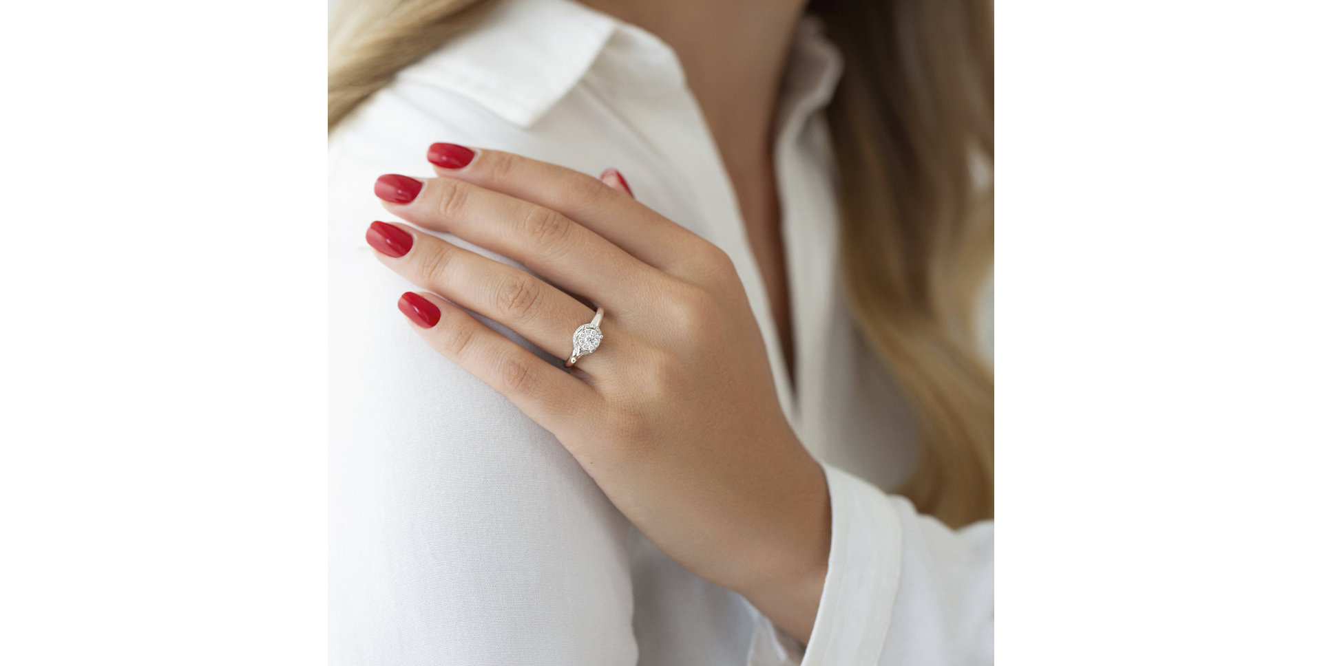 Prsteň s diamantmi Landonne