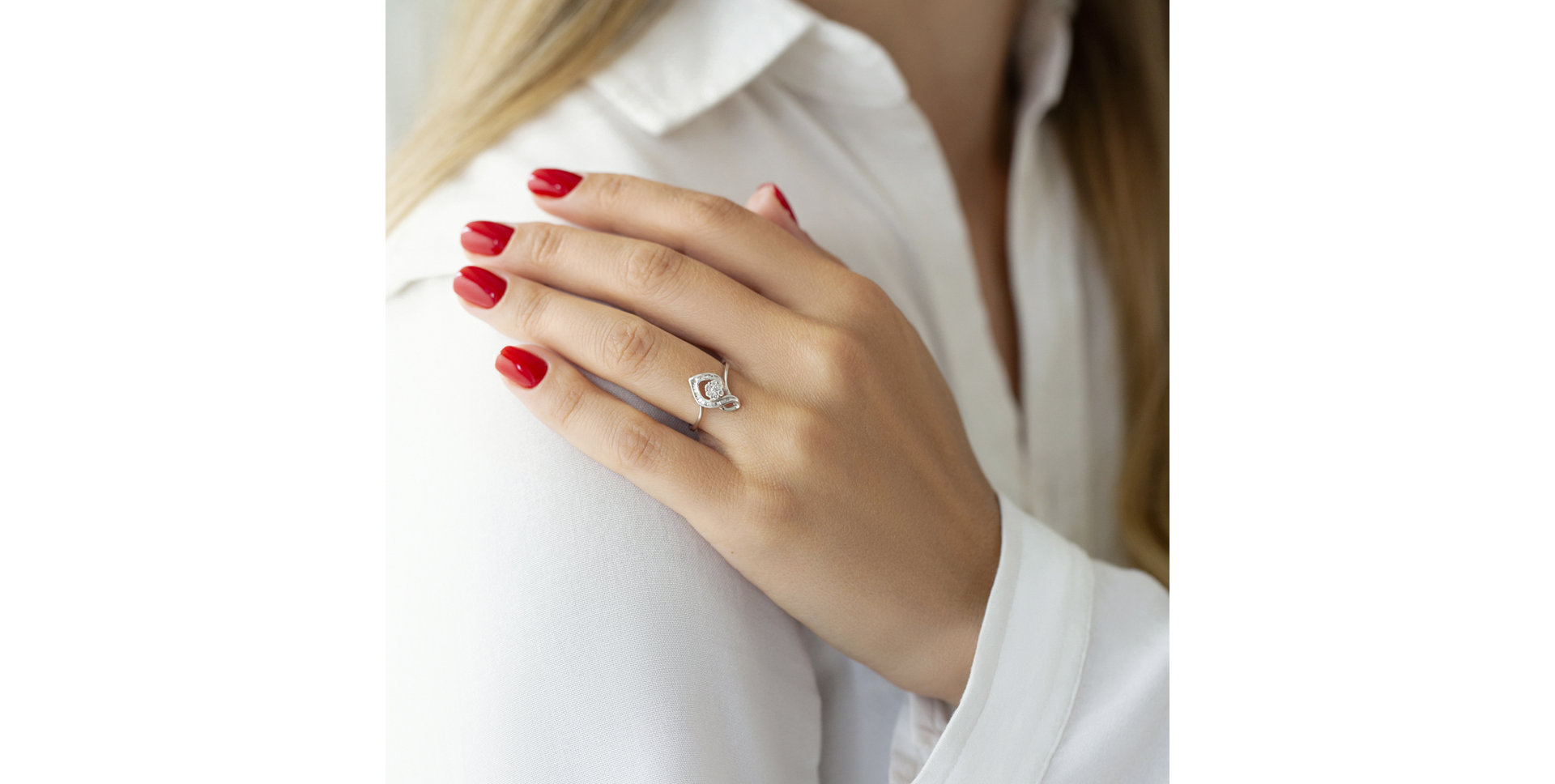 Prsteň s diamantmi Quentin