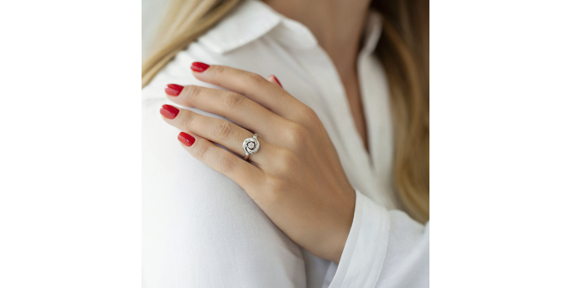 Prsteň s diamantmi Valère