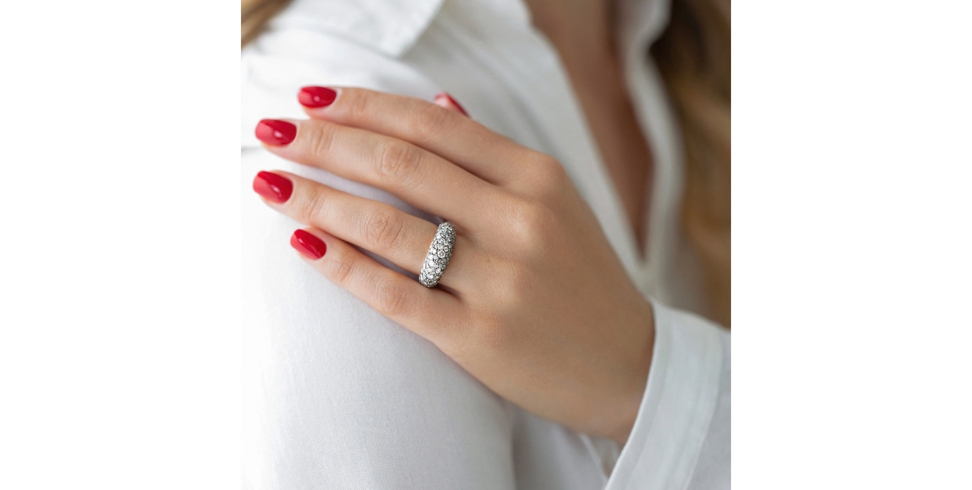 Prsteň s diamantmi Adeline