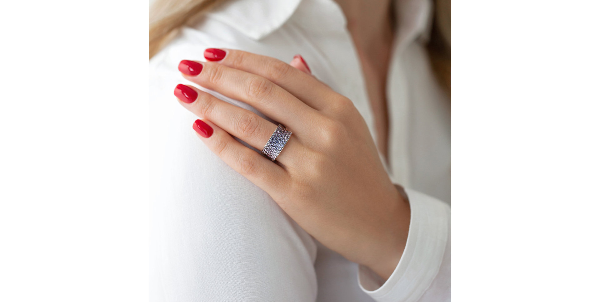 Prsteň so zafírom Allie