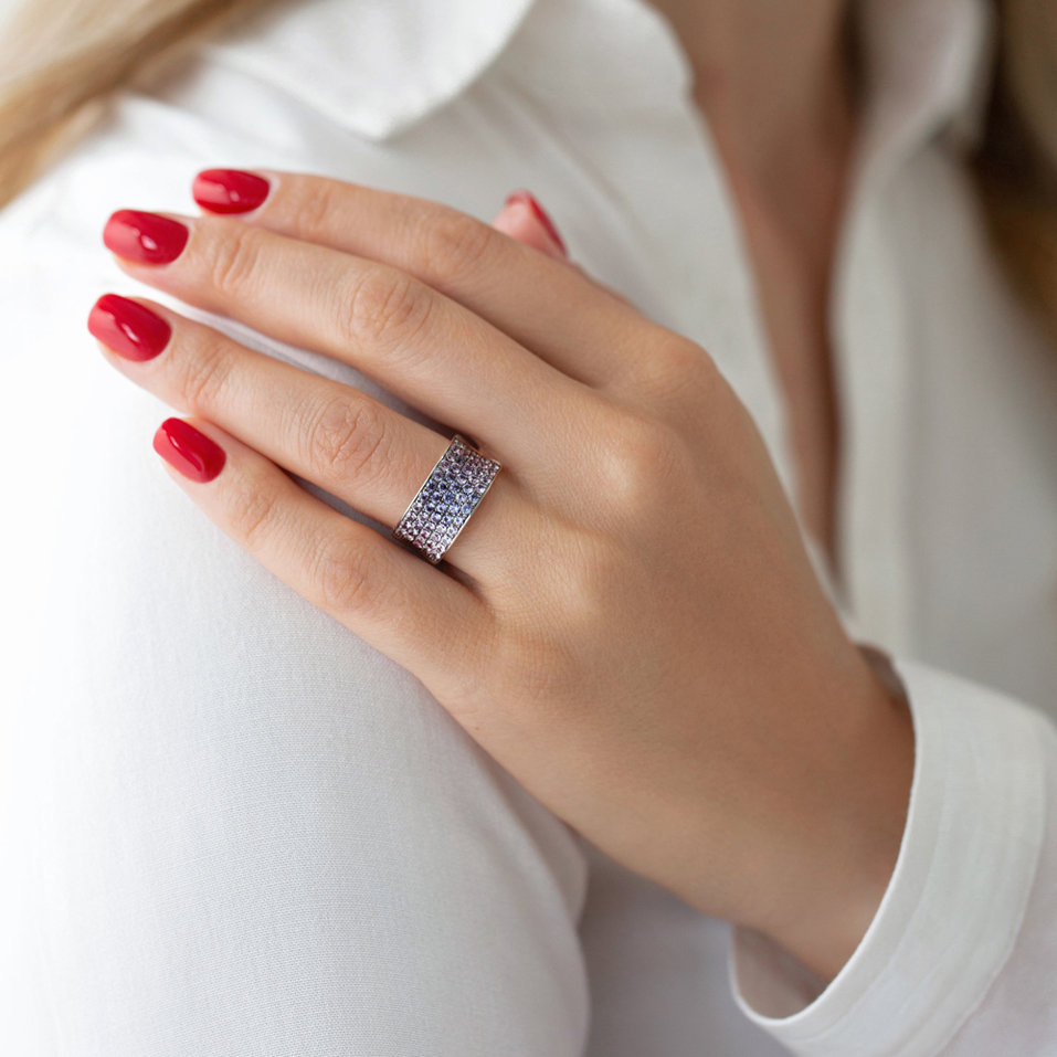 Prsteň so zafírmi Allie