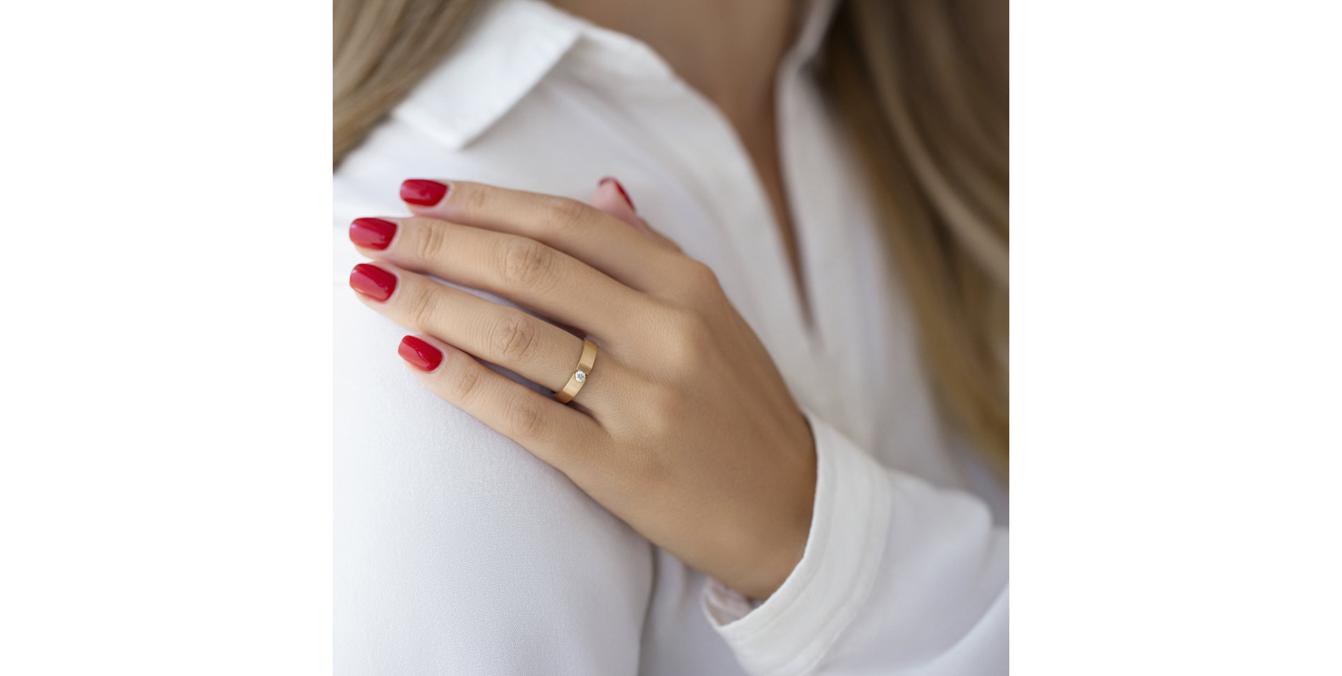 Prsteň s diamantom Judith