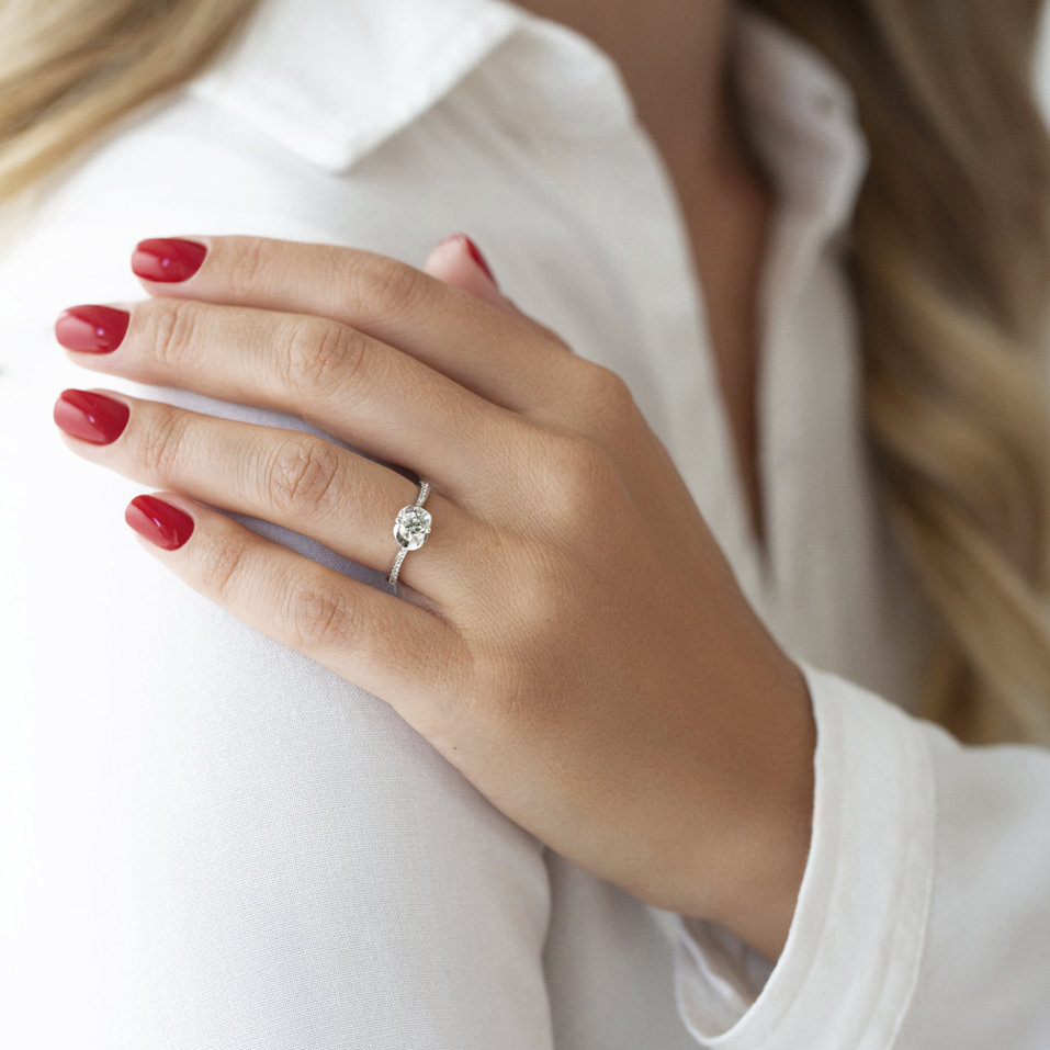 Prsteň s diamantmi Midnight Madame