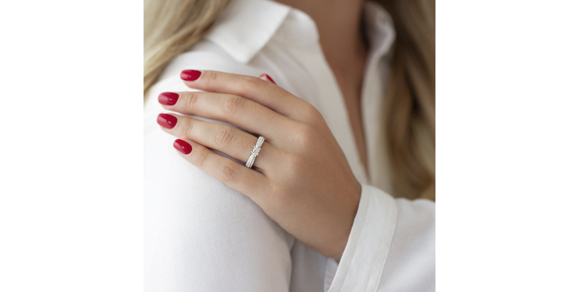 Prsteň s diamantmi Shiny Allure