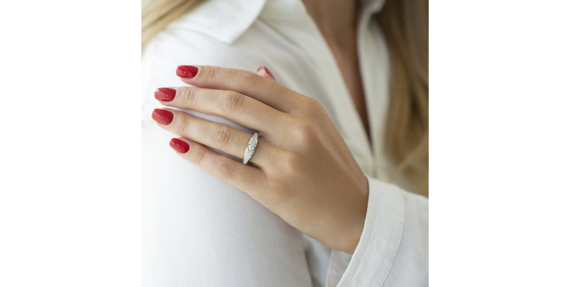 Prsteň s diamantmi Germaine