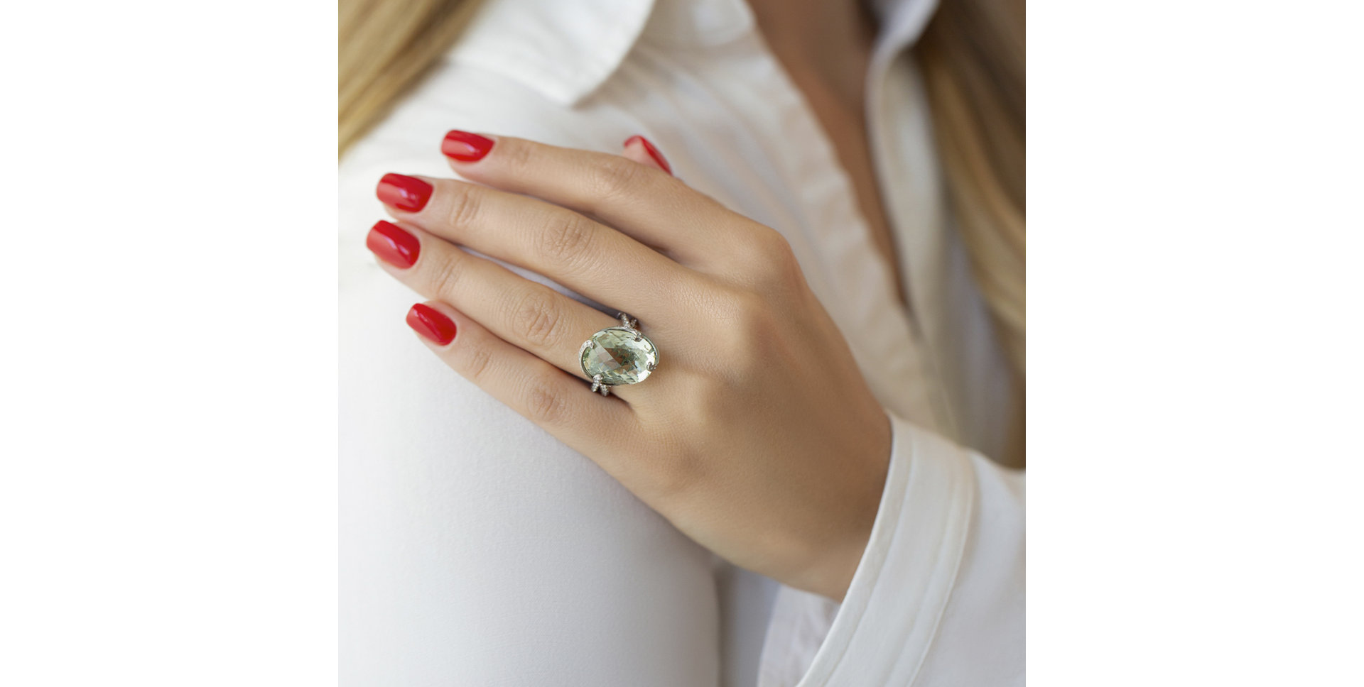 Prsteň s ametystom a diamantmi Delicious Heaven