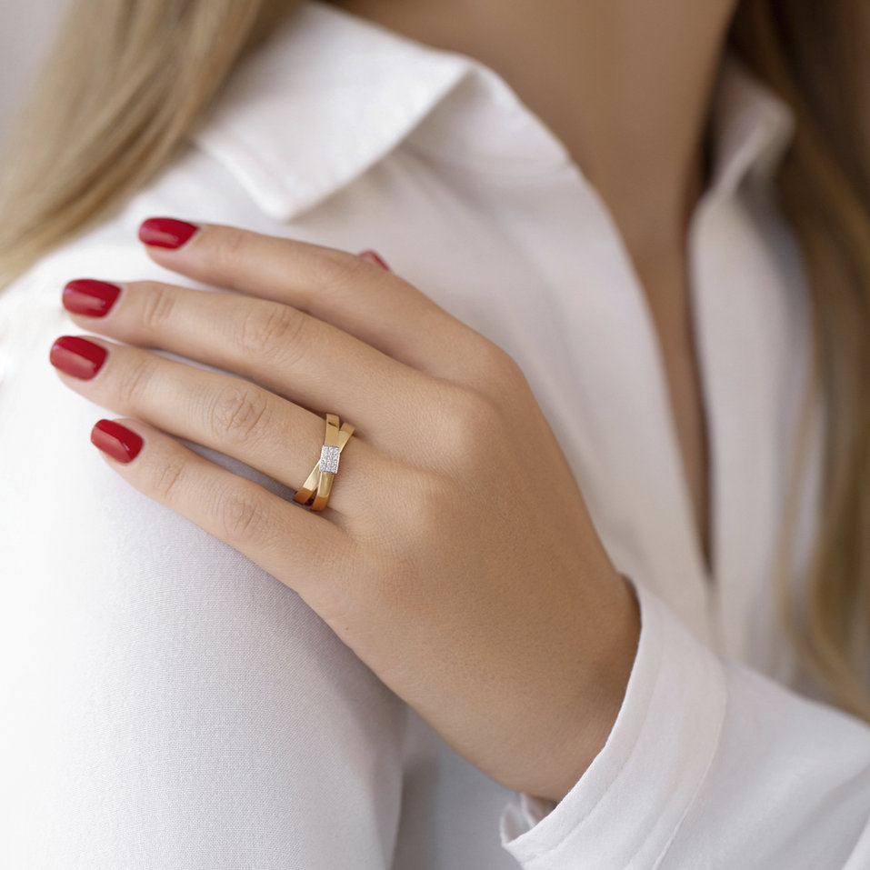 Prsteň s diamantmi Innocent Life