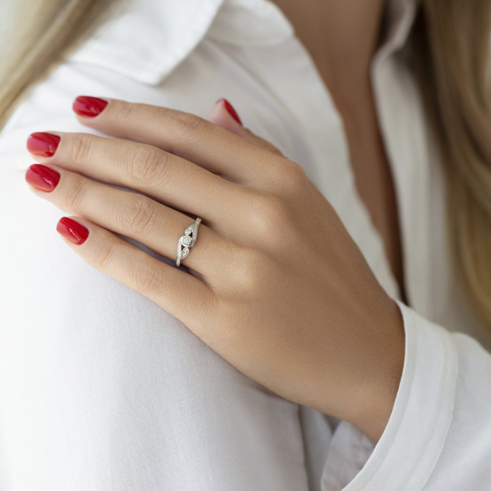 Prsteň s diamantmi Wonder Guardian