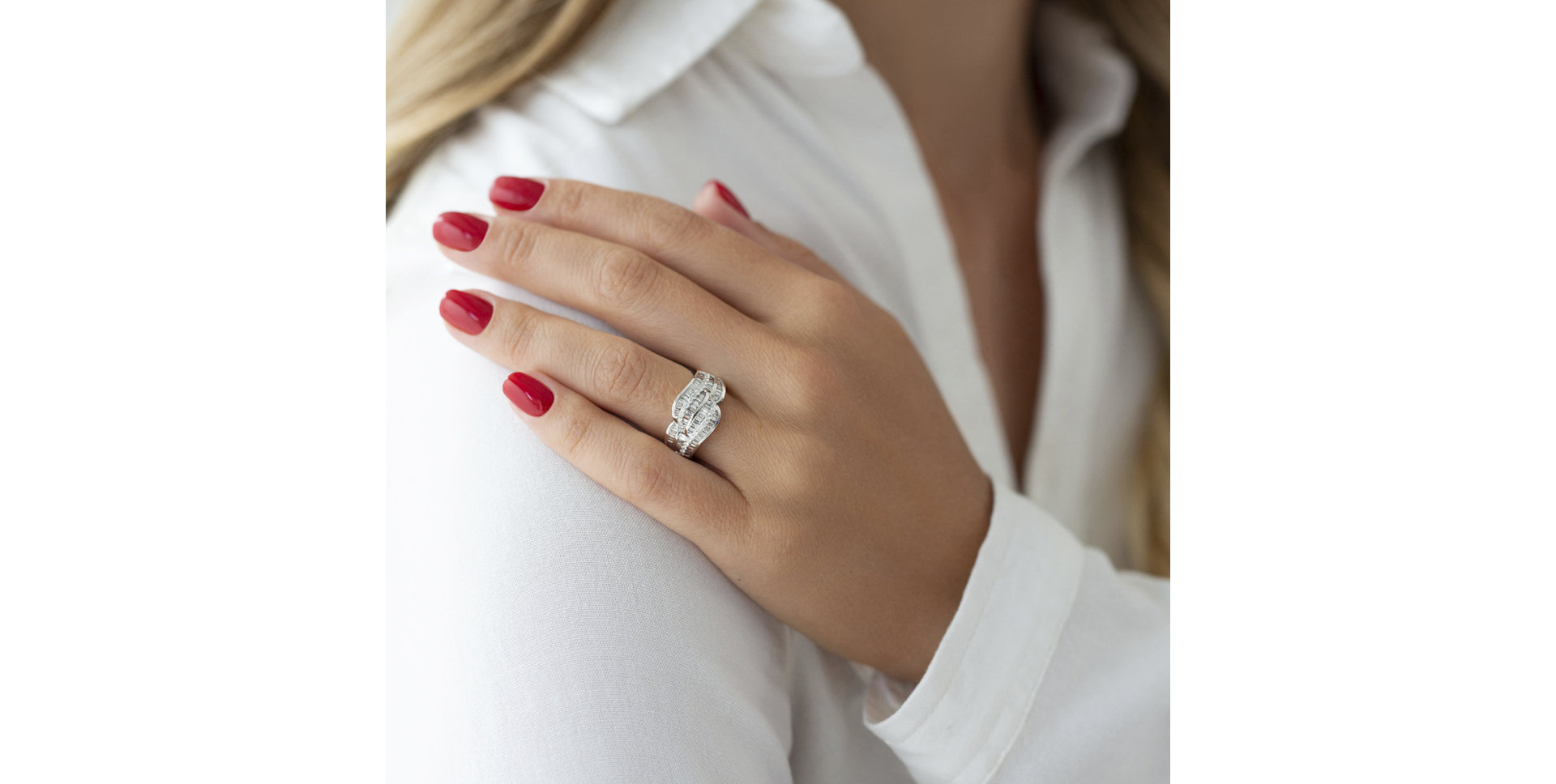 Prsteň s diamantmi Désiré