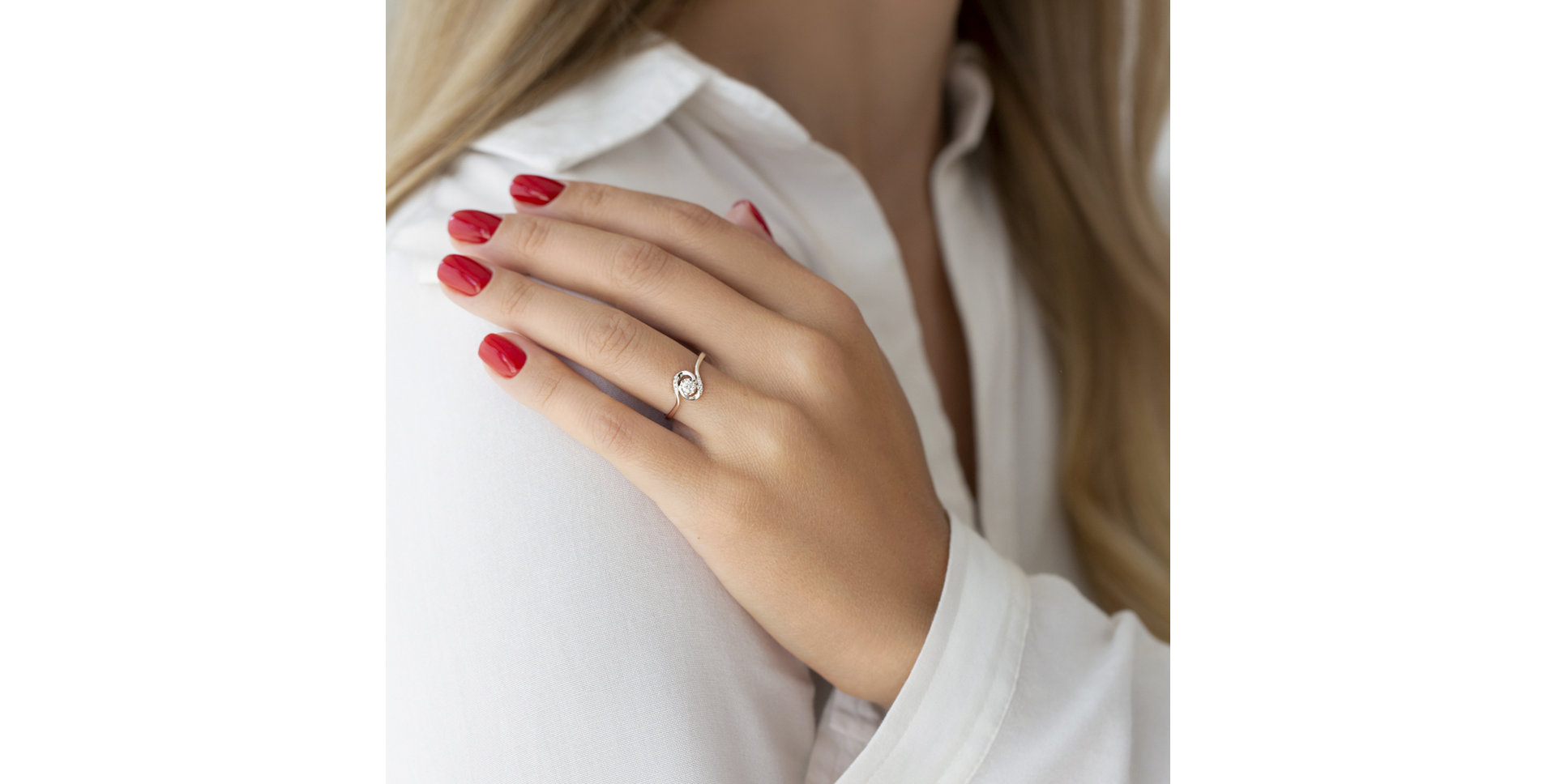 Prsteň s diamantmi Love Whirl