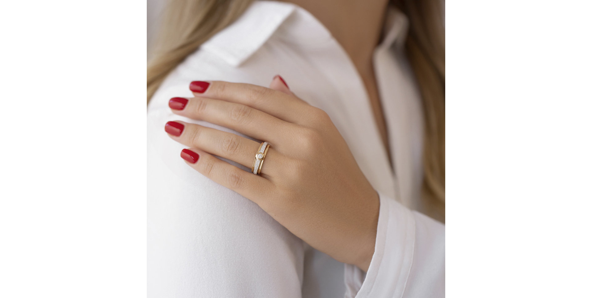 Prsteň s diamantmi Maurizia