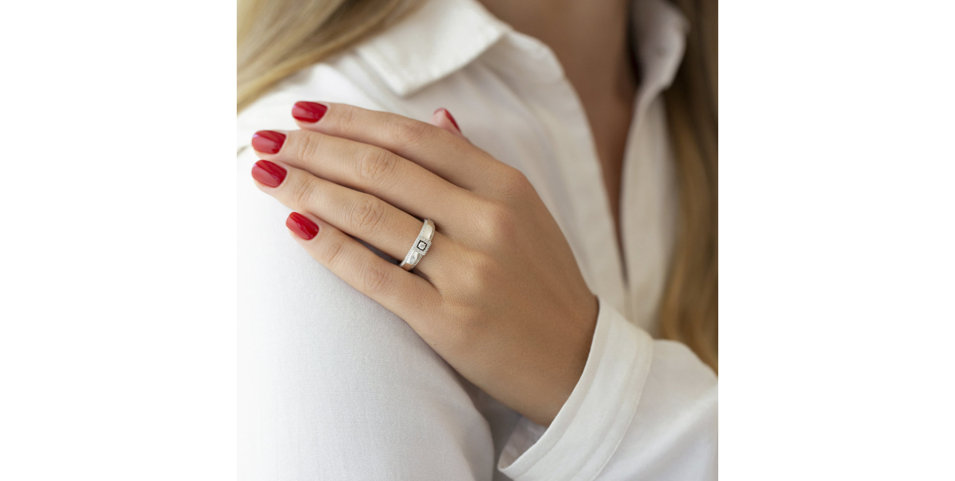 Prsteň s diamantmi Magical Time