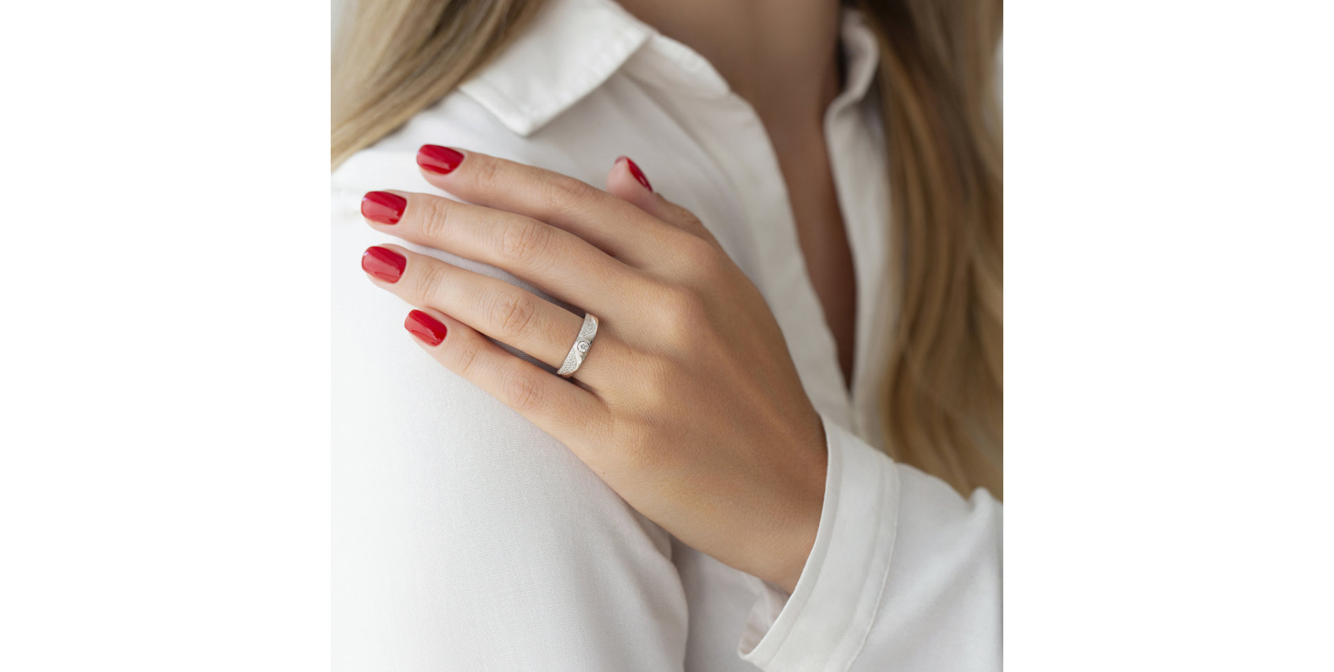 Prsteň s diamantmi Vérane