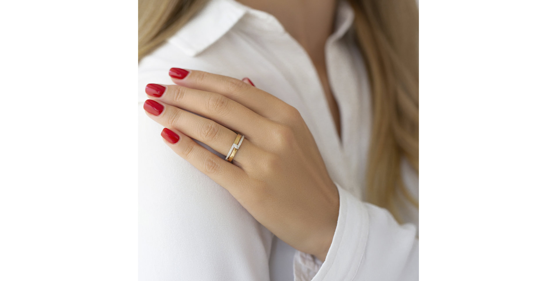 Prsteň s diamantmi Marquesa