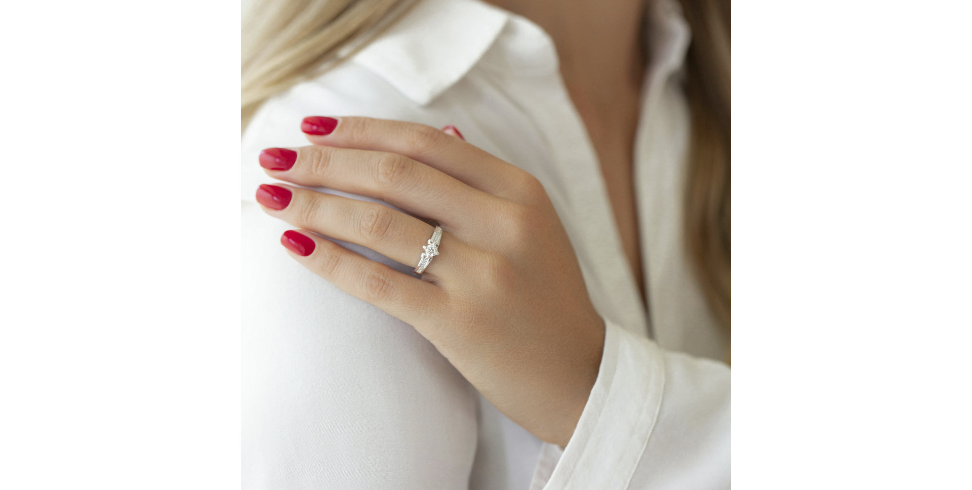 Prsteň s diamantmi Michelangelo