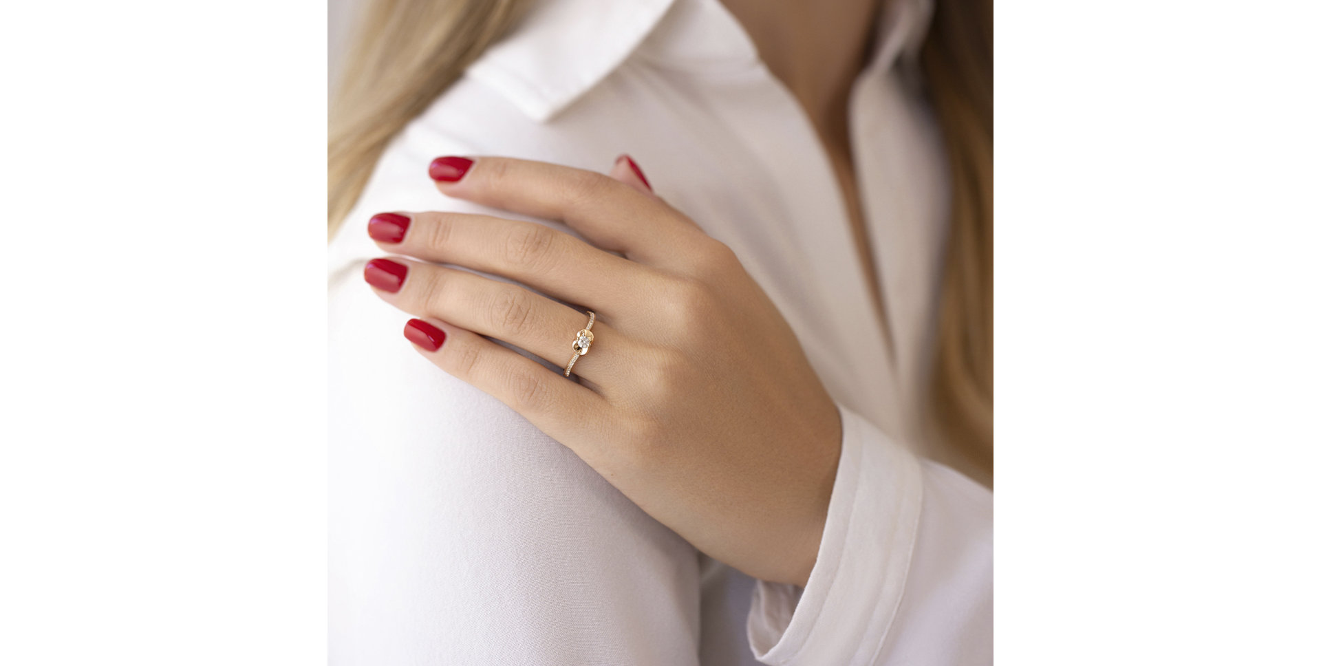 Prsteň s diamantmi Midnight Madame