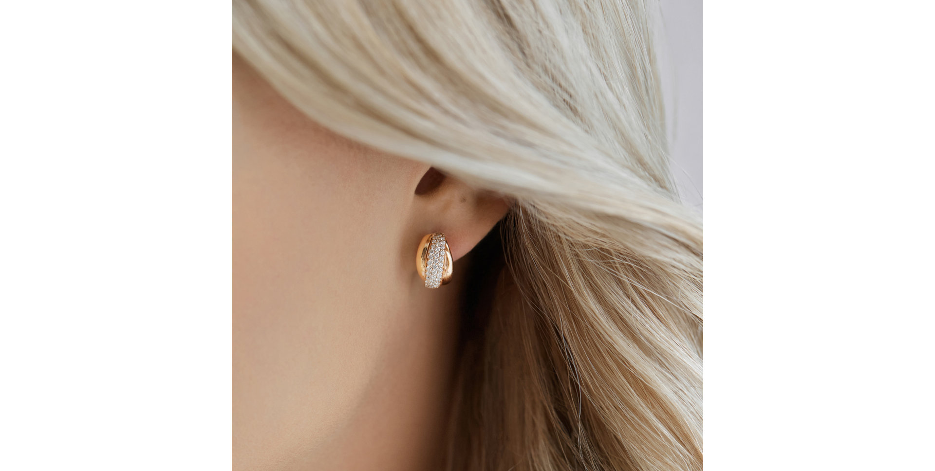 Náušnice s diamantmi Galaxy Dream