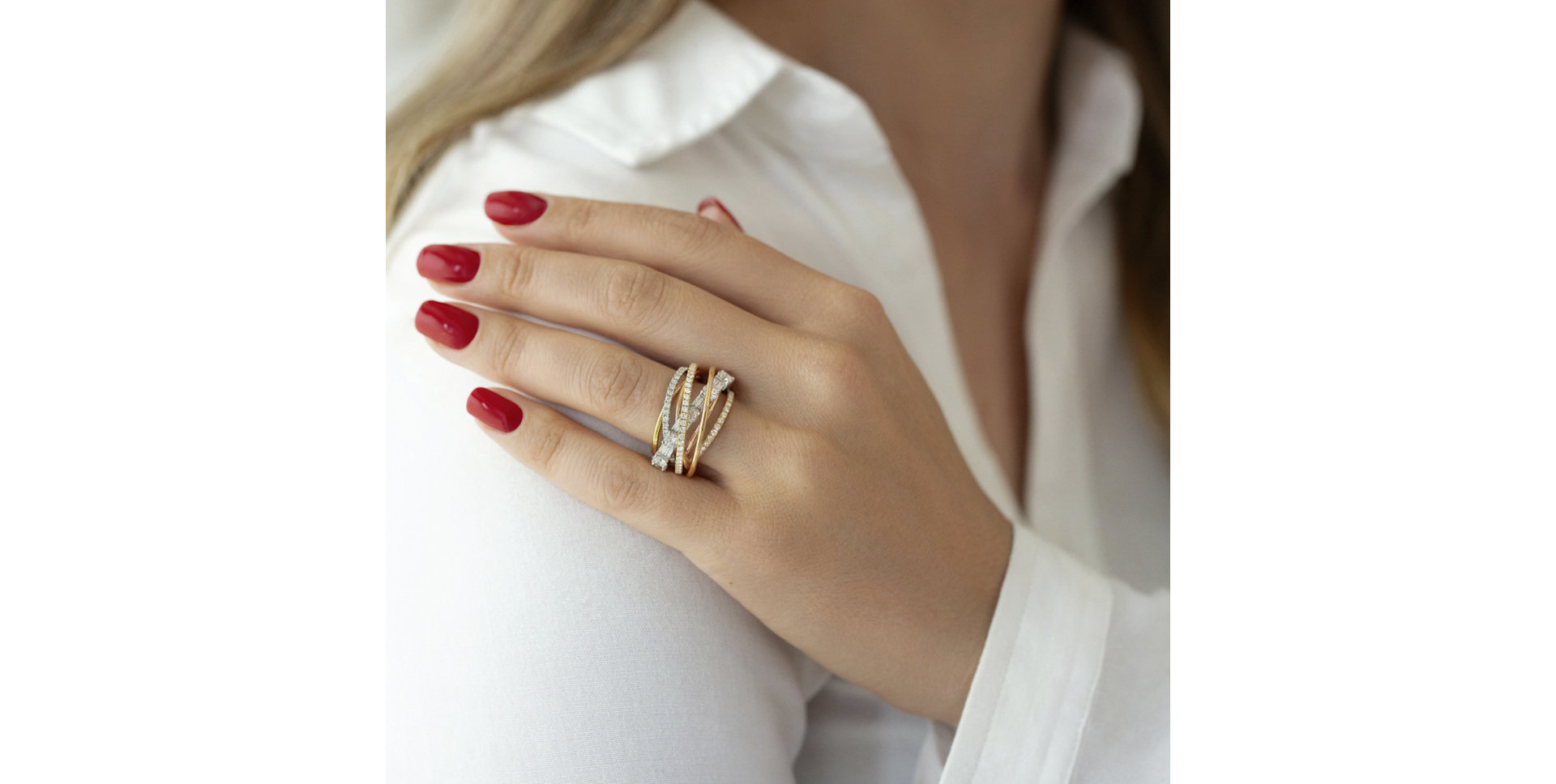 Prsteň s diamantmi Dionysus Crown