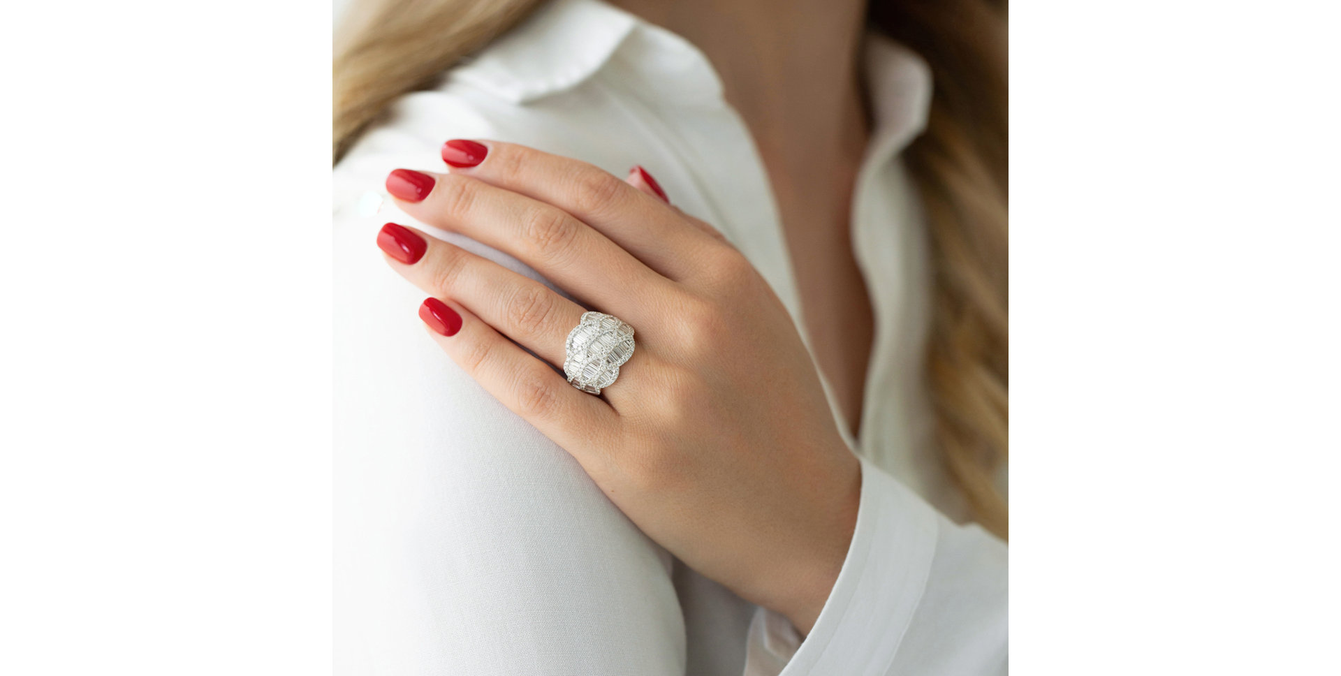 Prsteň s diamantmi Eye Seeker