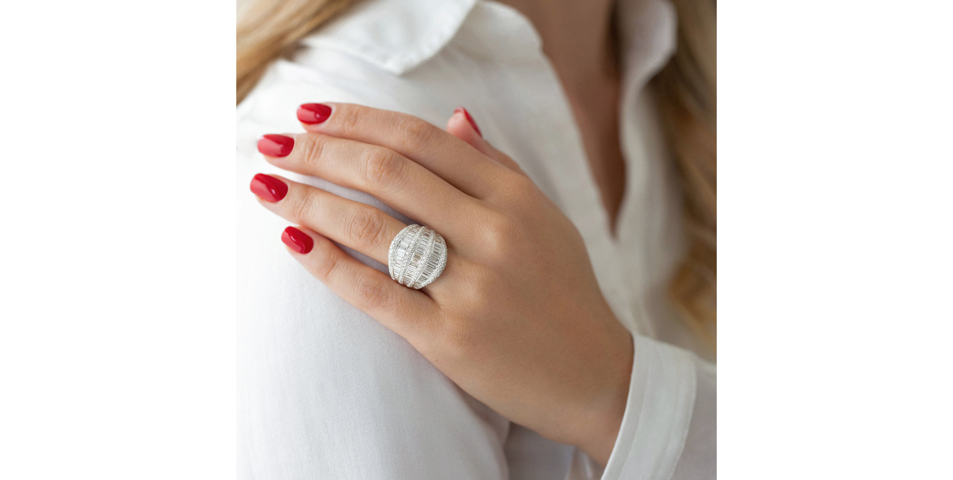 Prsteň s diamantmi Eloise