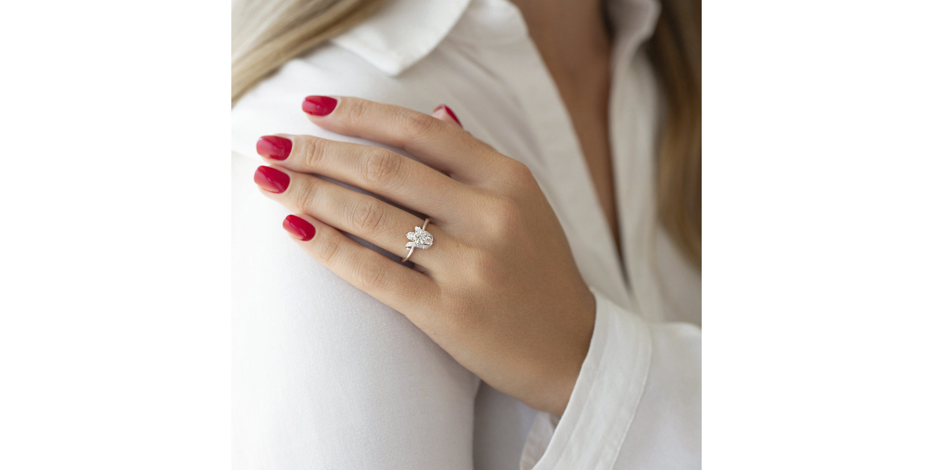 Prsteň s diamantmi Marley