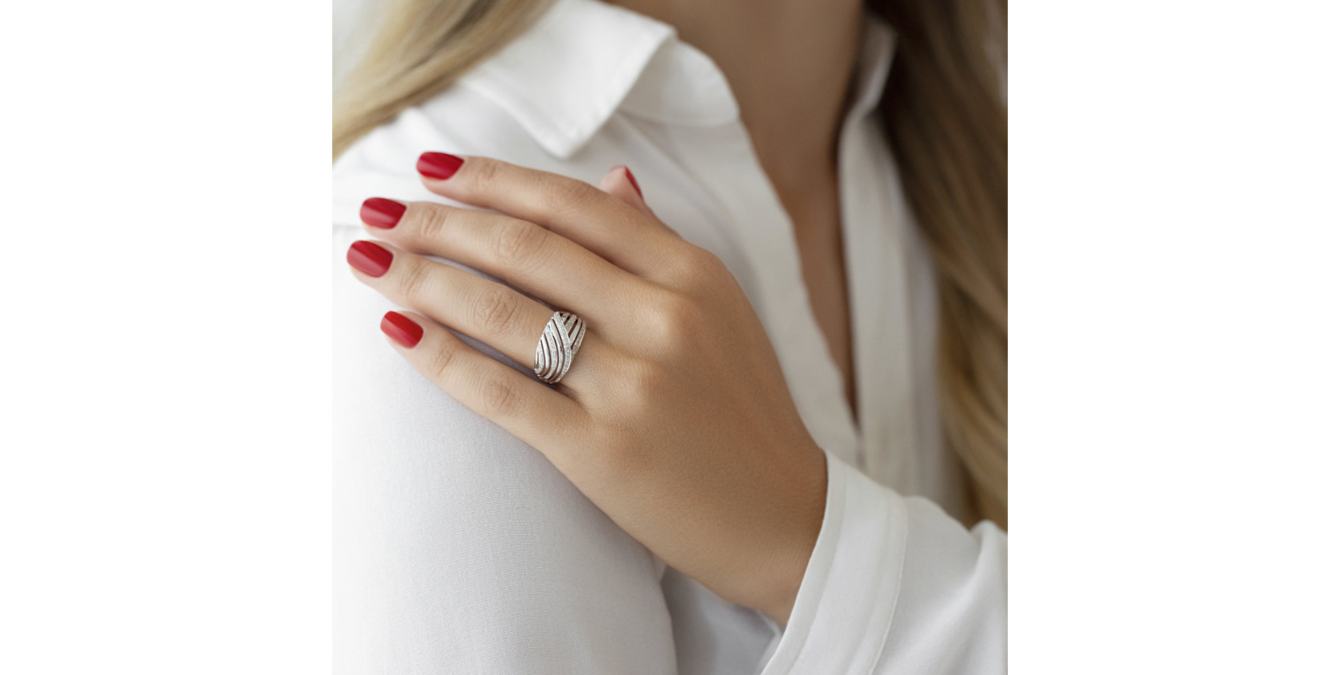 Prsteň s diamantmi Scented Life