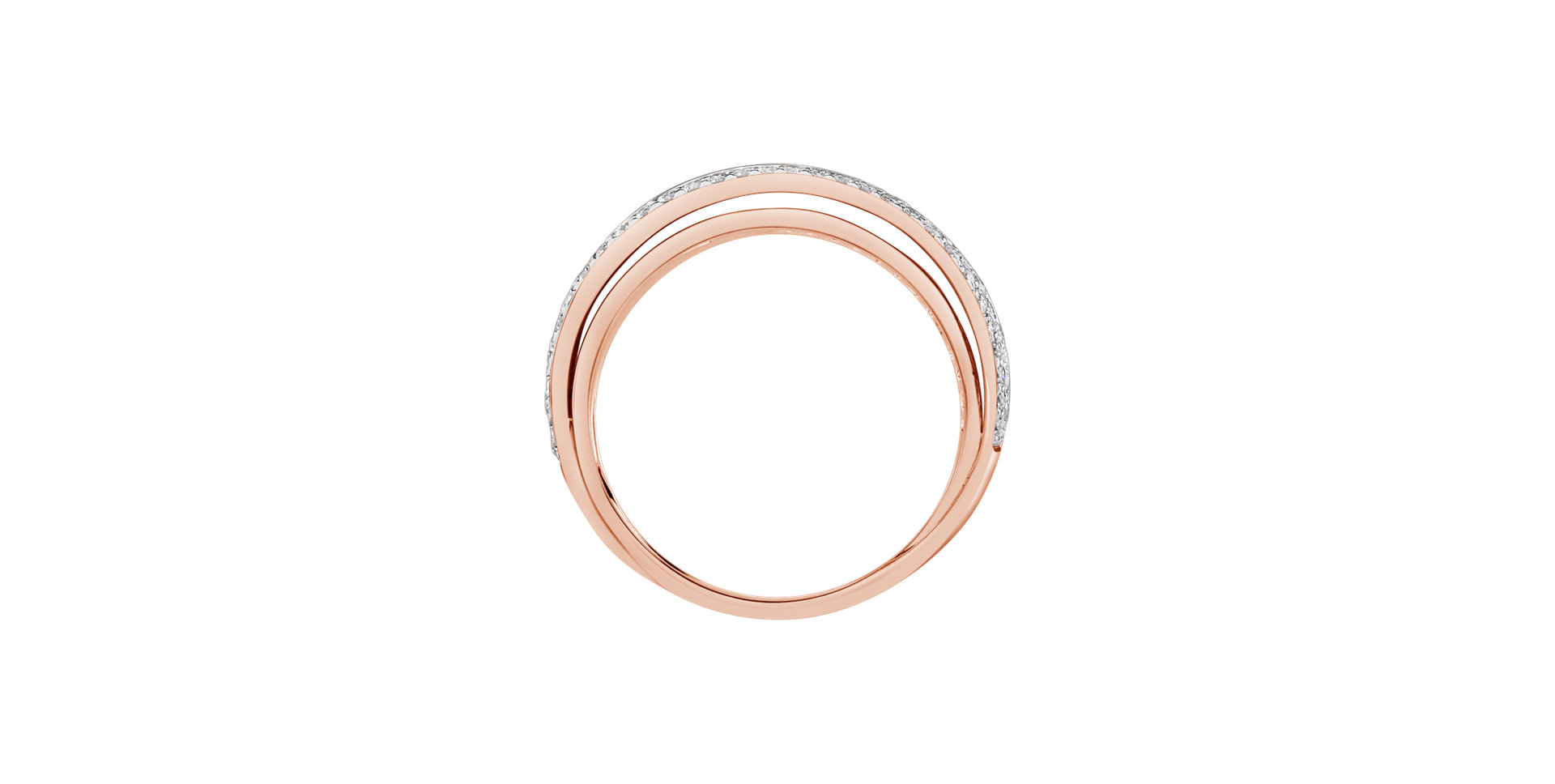 Prsteň s diamantmi Dream Ribbon