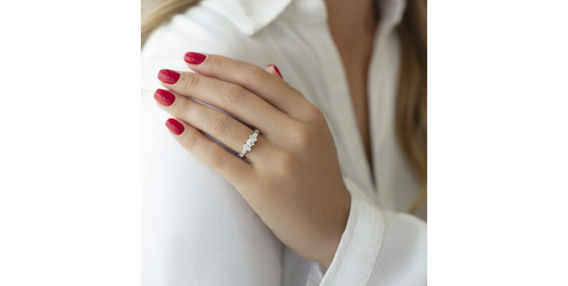 Prsteň s diamantmi Lavinia