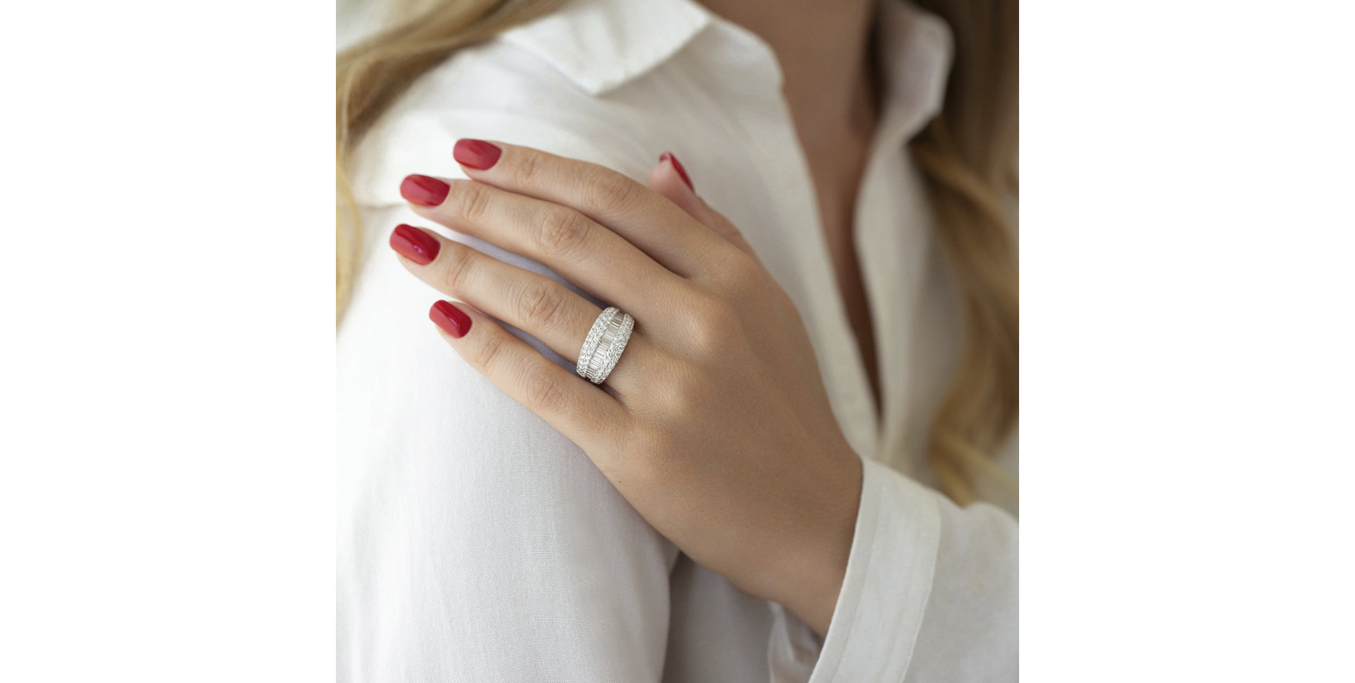 Prsteň s diamantmi Maxine