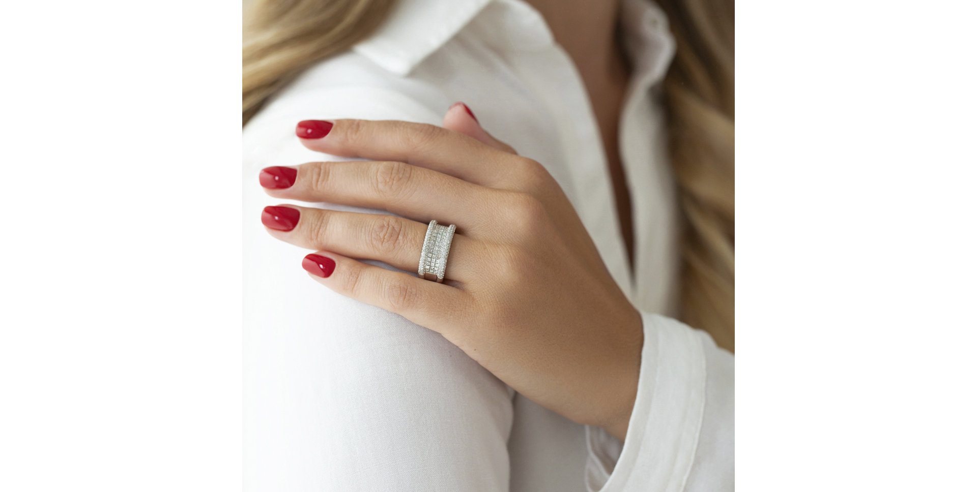 Prsteň s diamantmi Mayeul