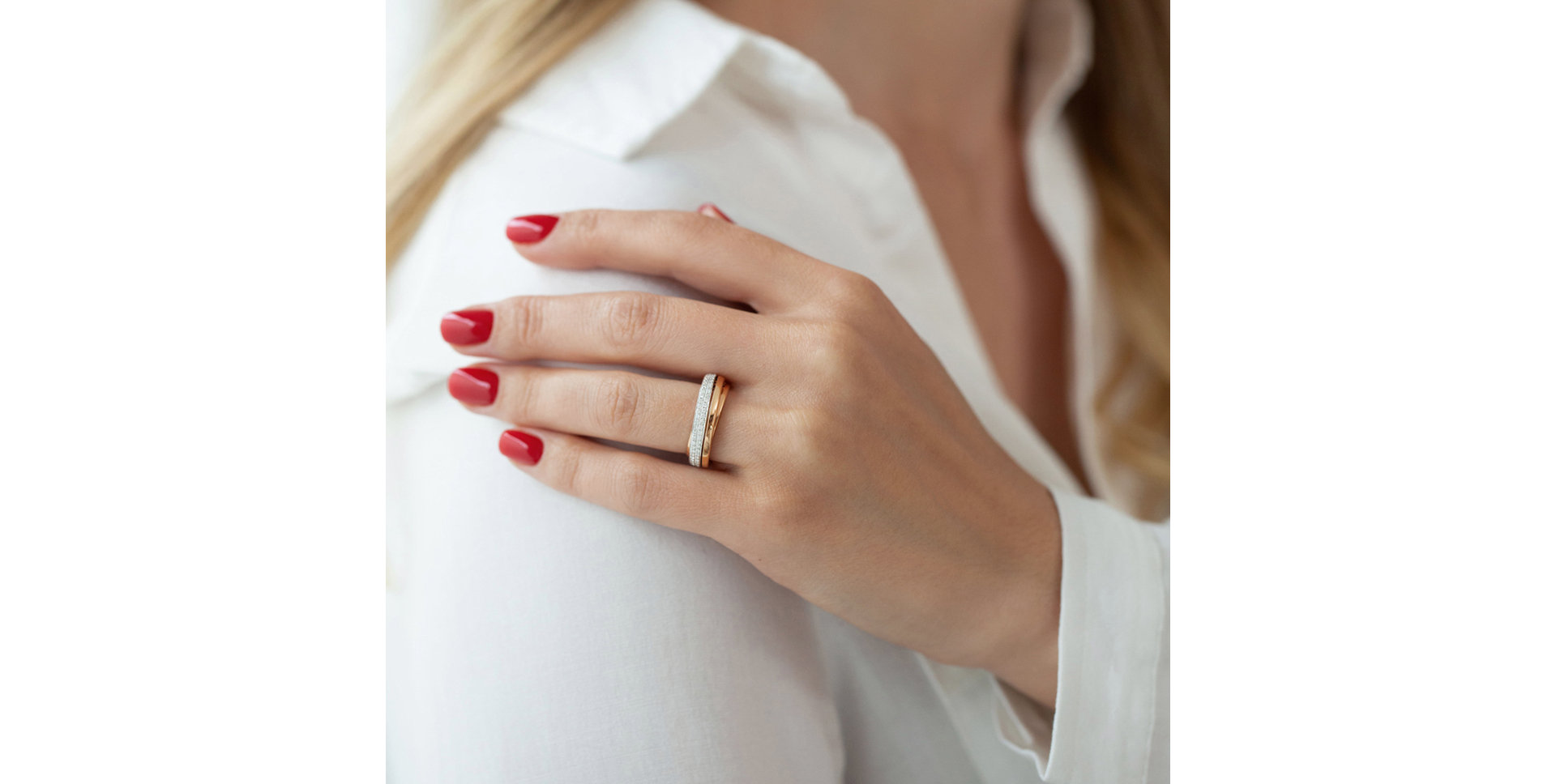 Prsteň s diamantmi Dream Ribbon