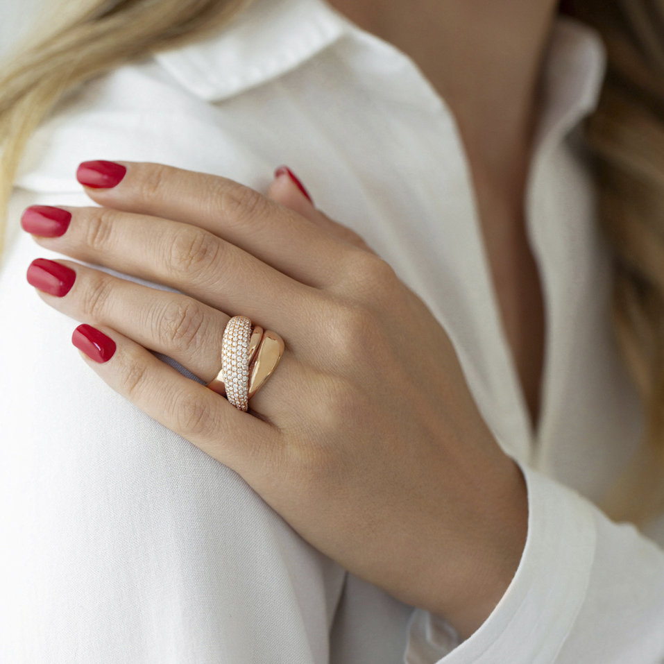 Prsteň s diamantmi Ocean Pleasure