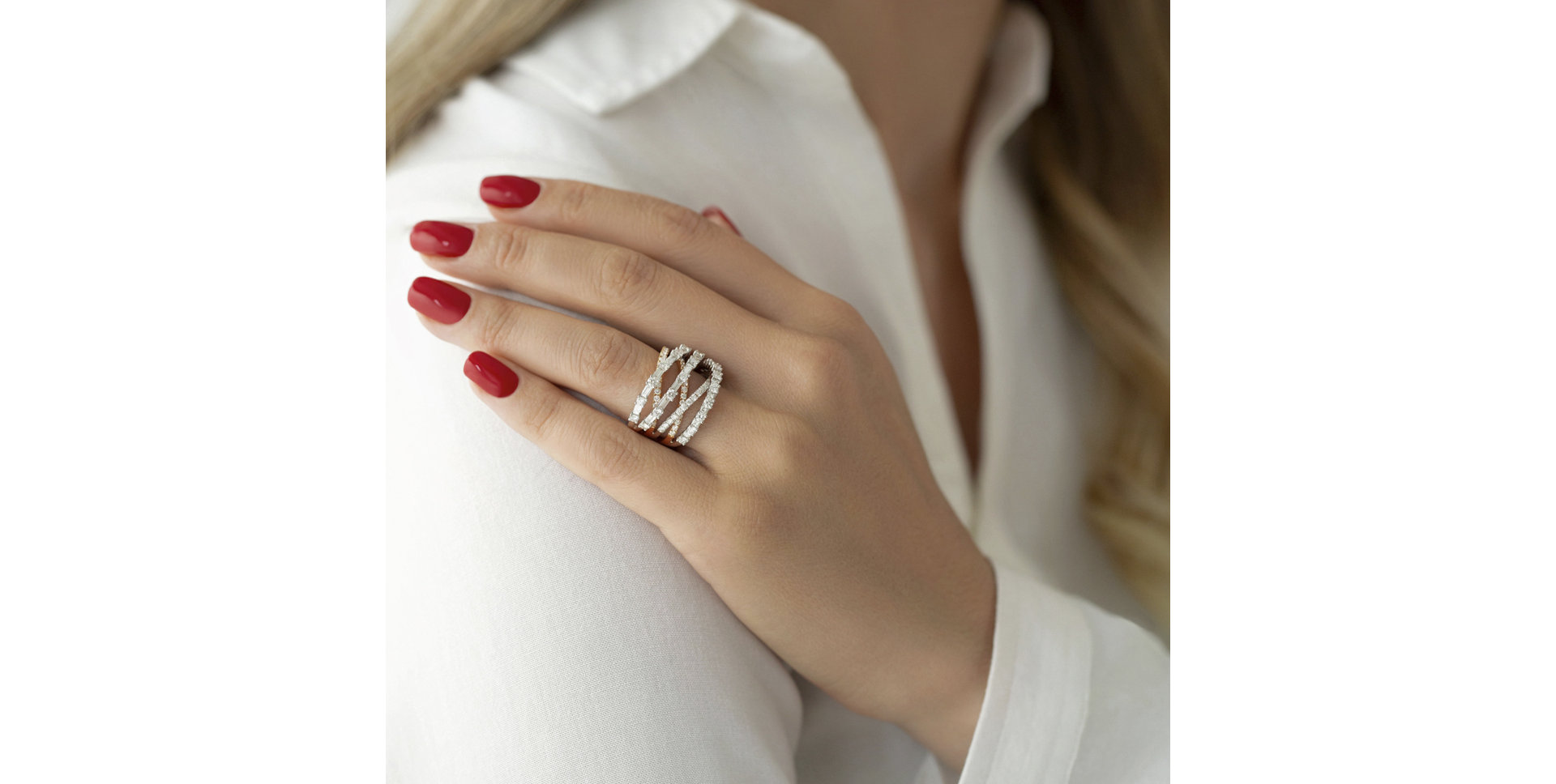 Prsteň s diamantmi Venus Heaven