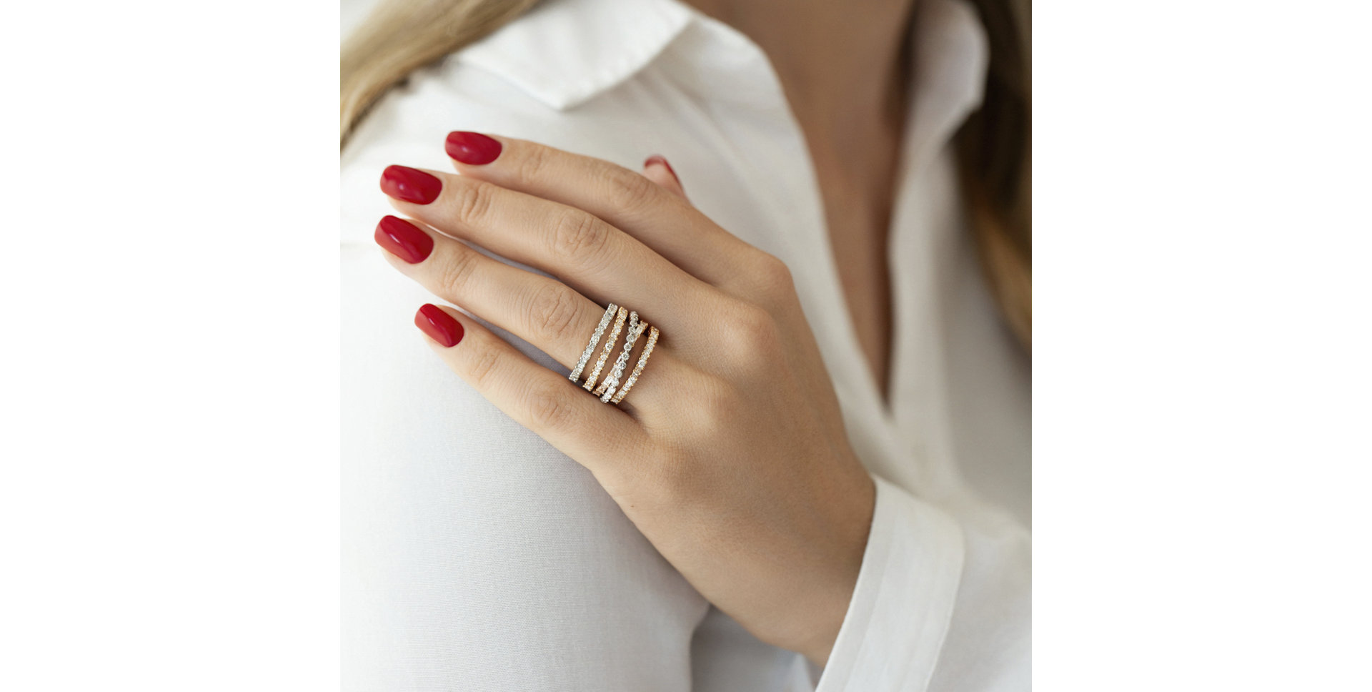 Prsteň s diamantmi Venus Sin