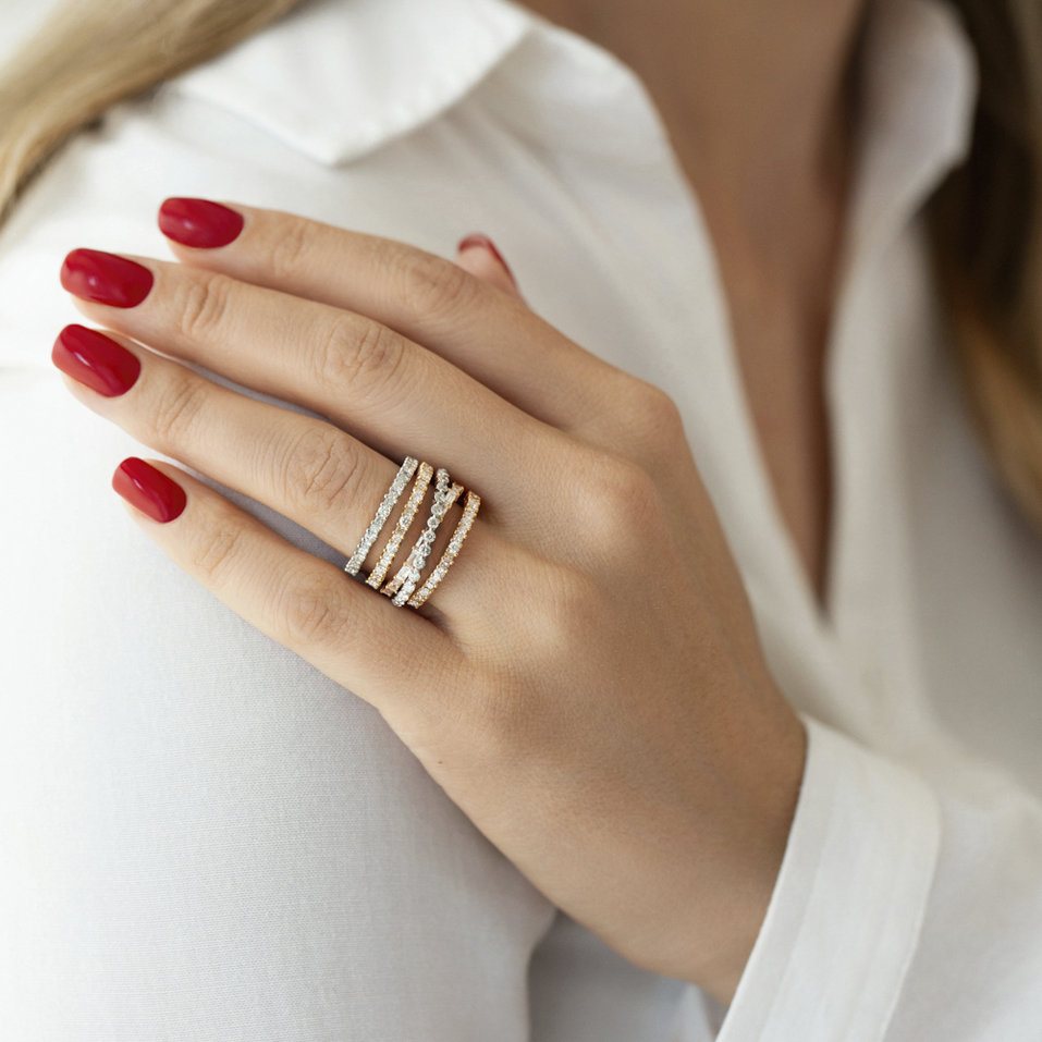 Prsteň s diamantmi Venus Sin