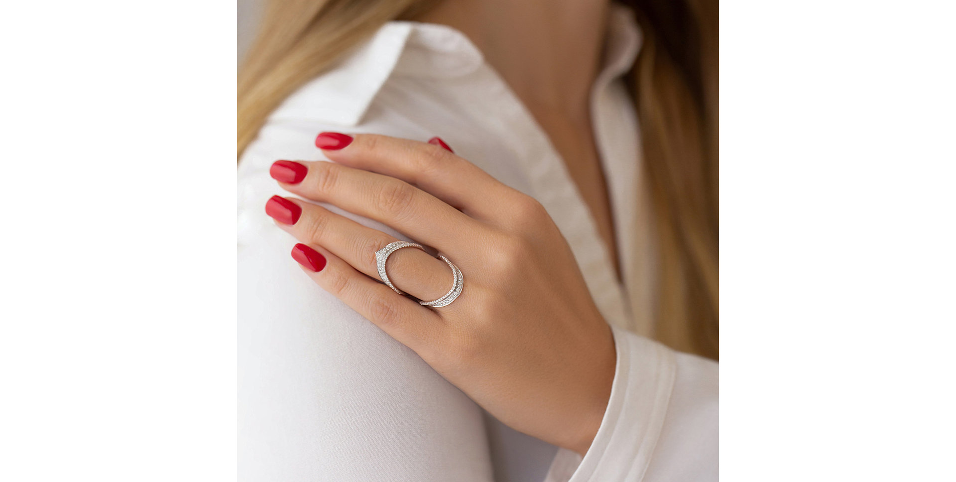 Prsteň s diamantmi Marea