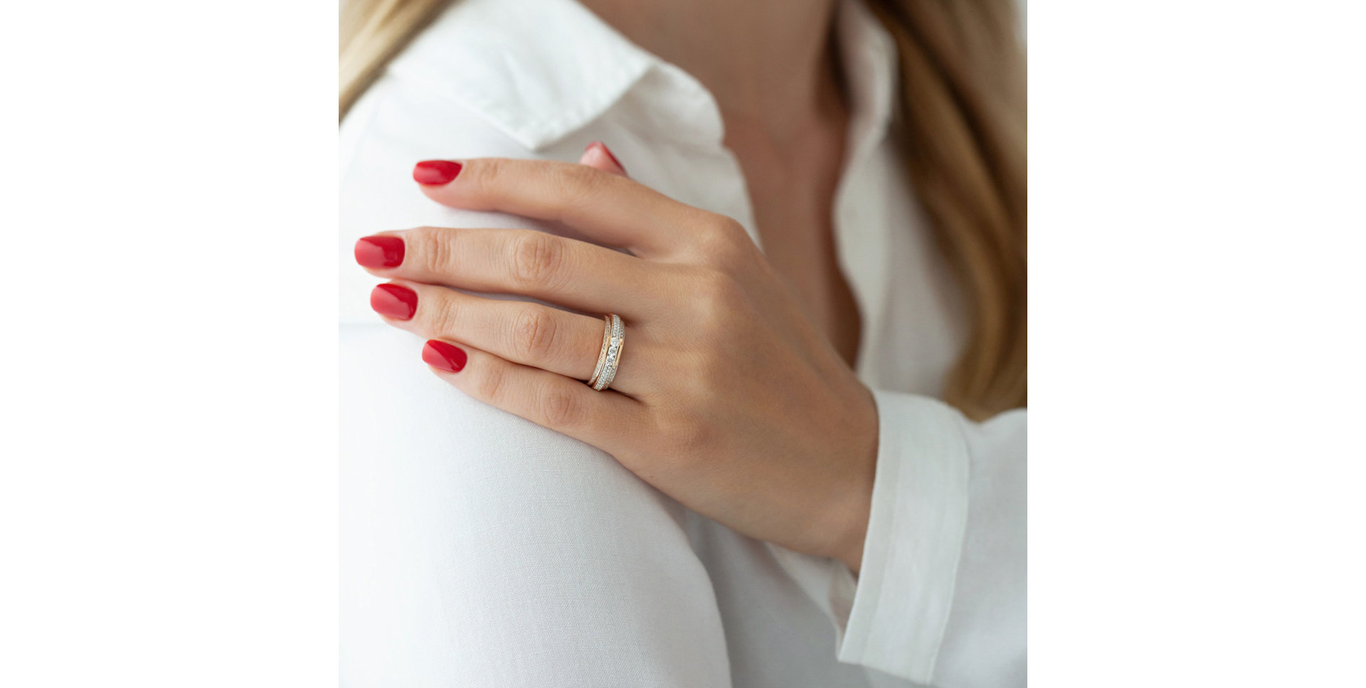 Prsteň s diamantmi Amazing Essence