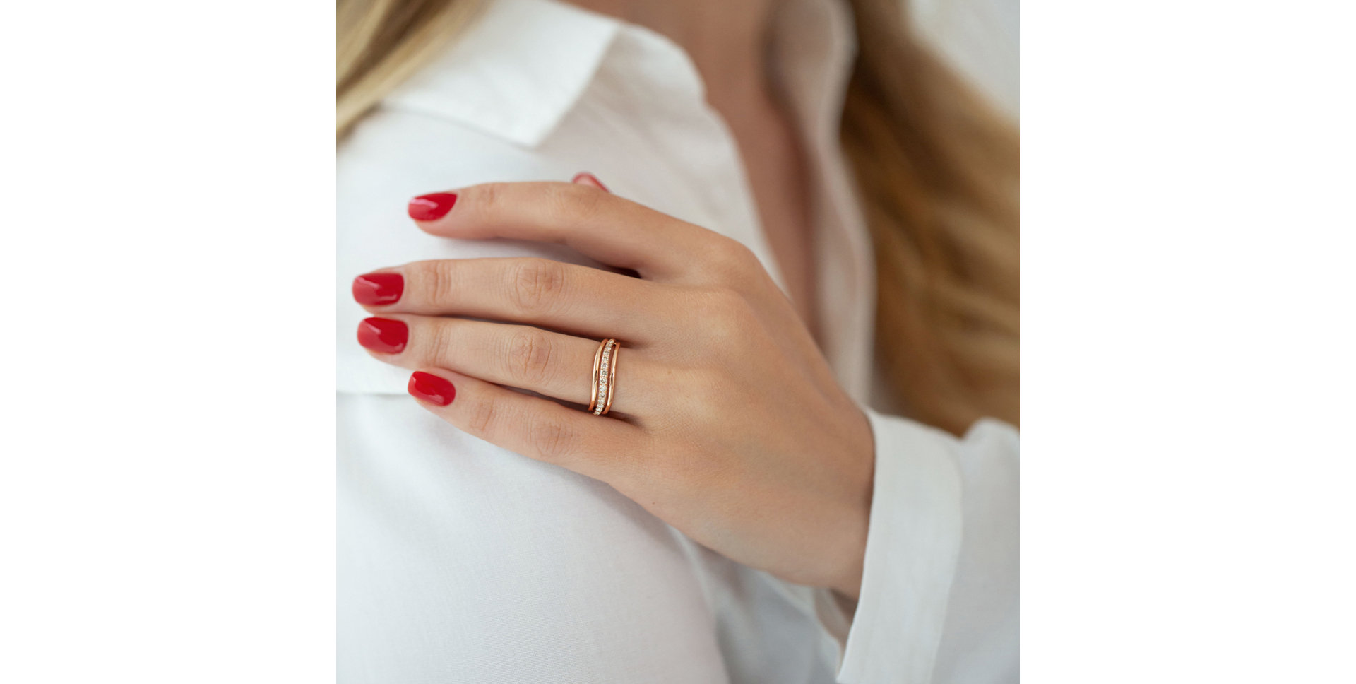 Prsteň s diamantmi Charming Fairytale