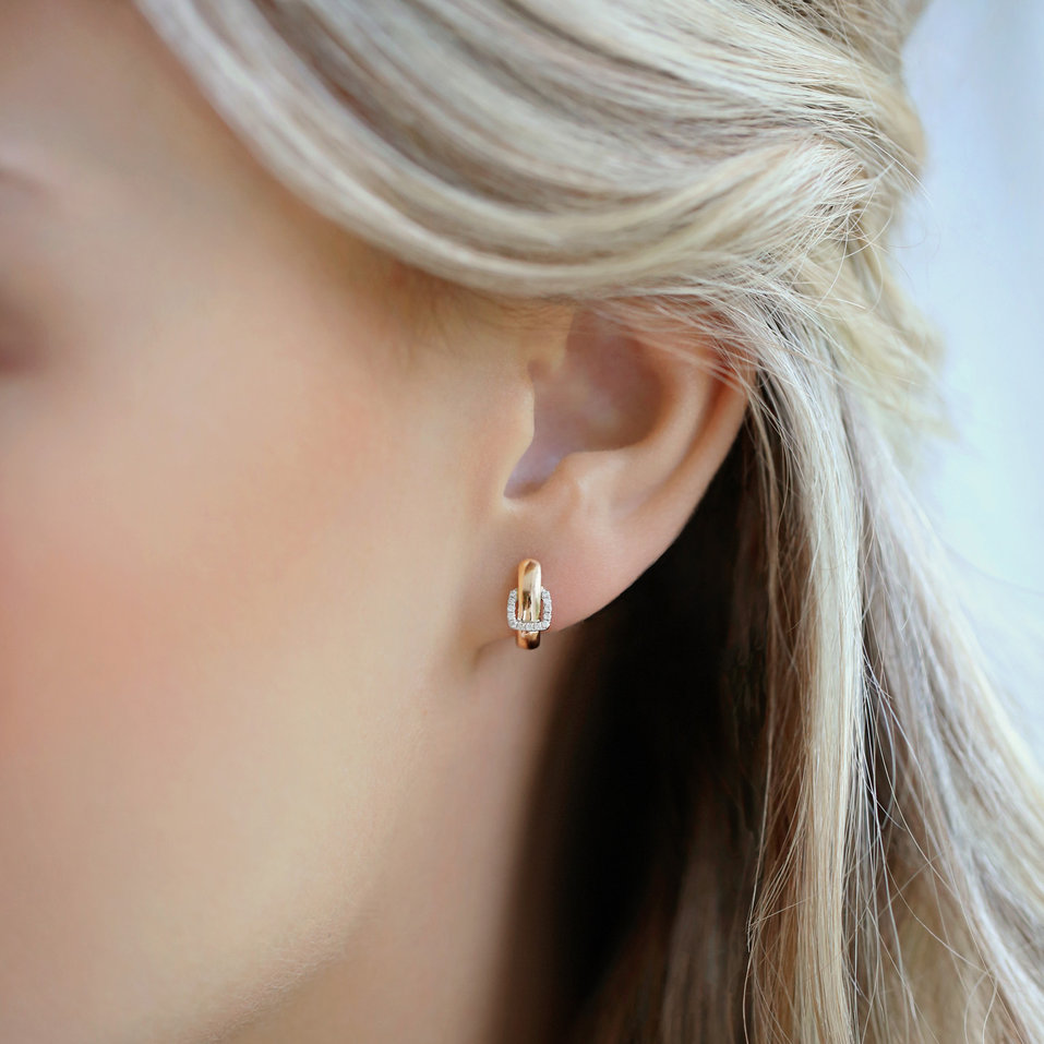 Náušnice s diamantmi Galaxy Symphony