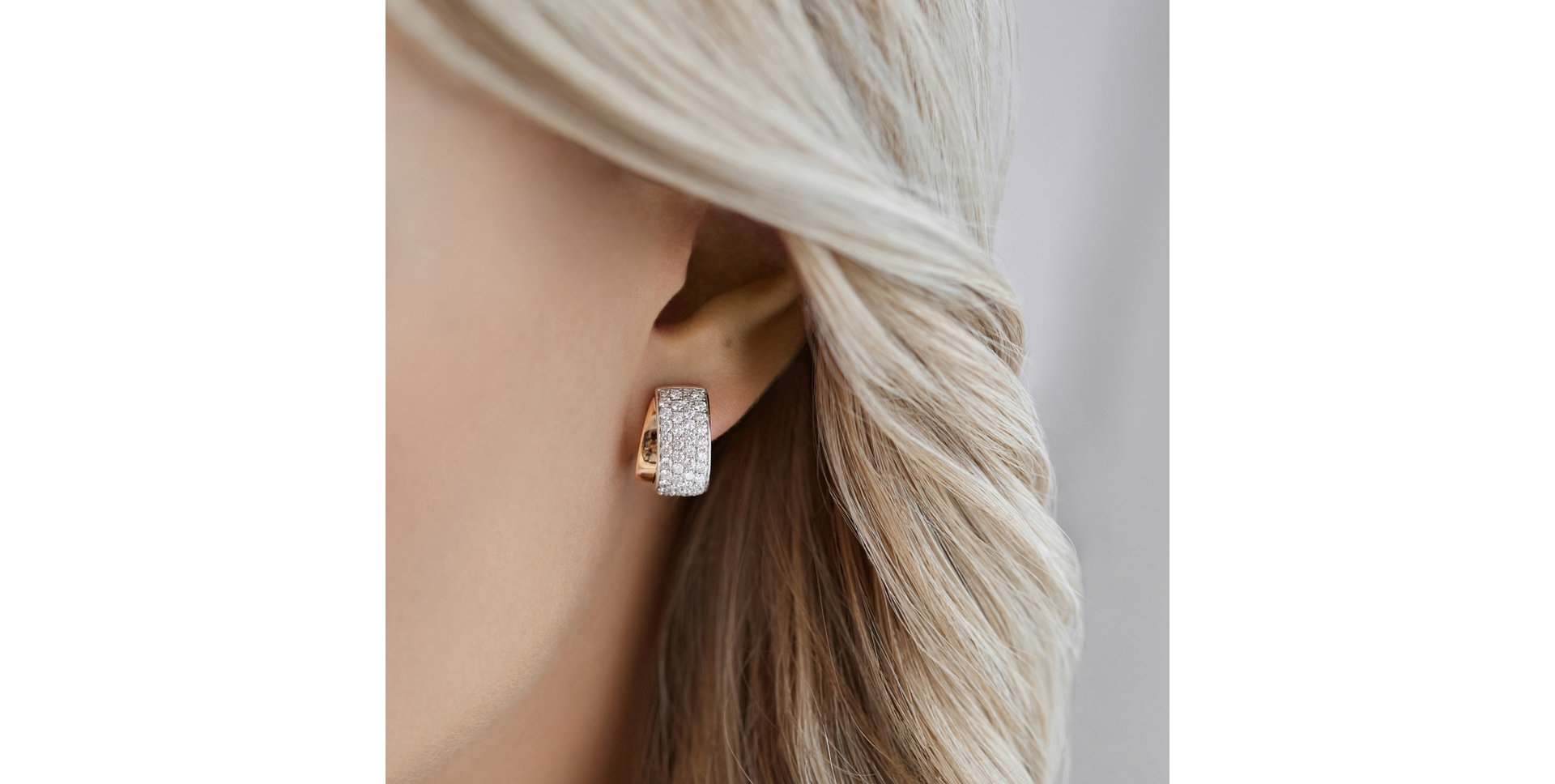 Náušnice s diamantmi Galaxy Poem