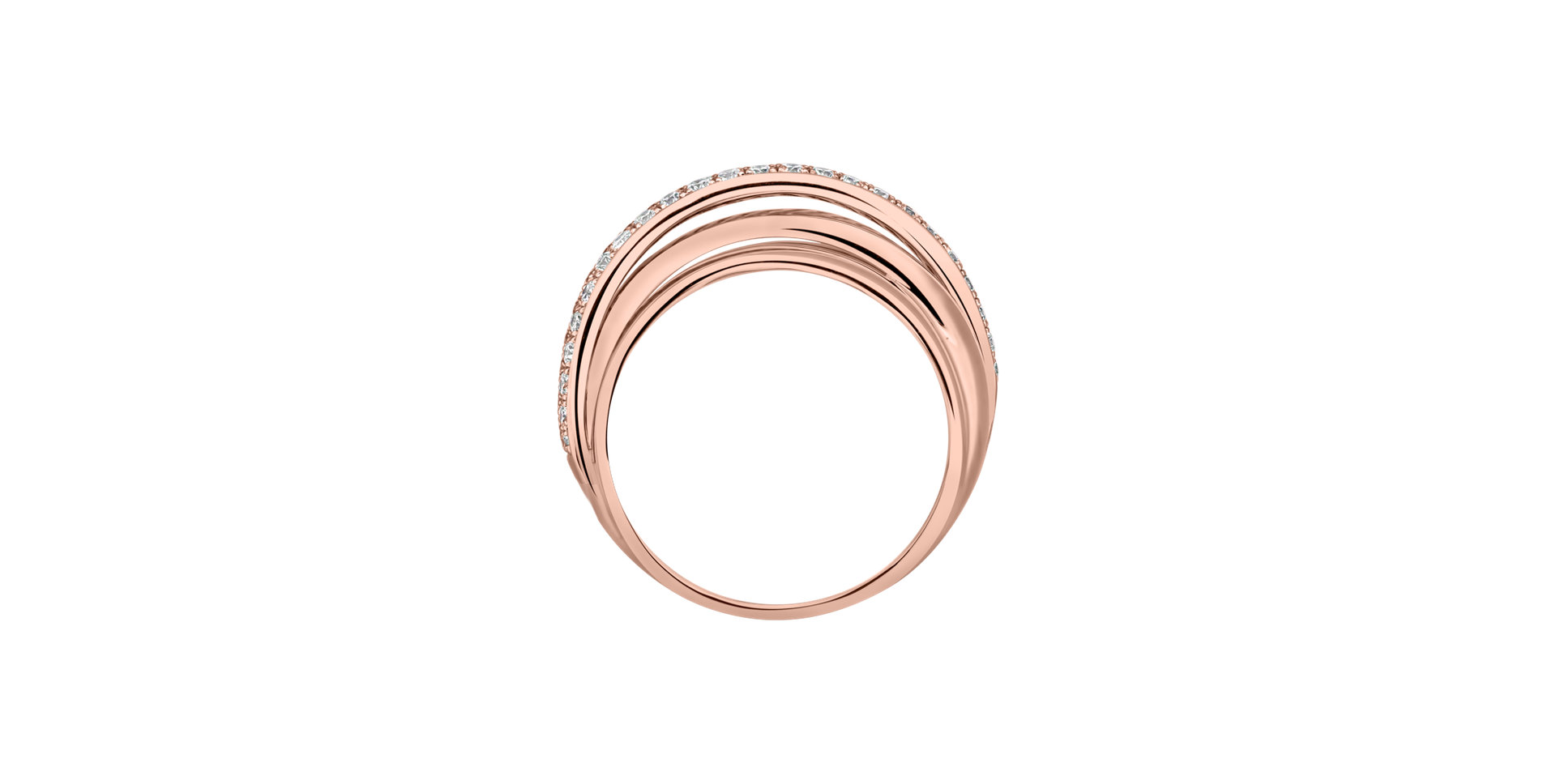 Prsteň s diamantmi Starshine Glam