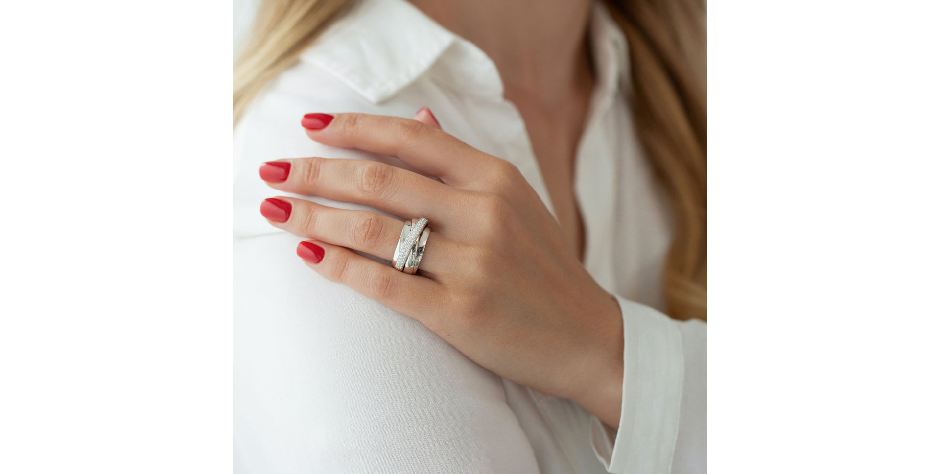 Prsteň s diamantmi Starshine Glam