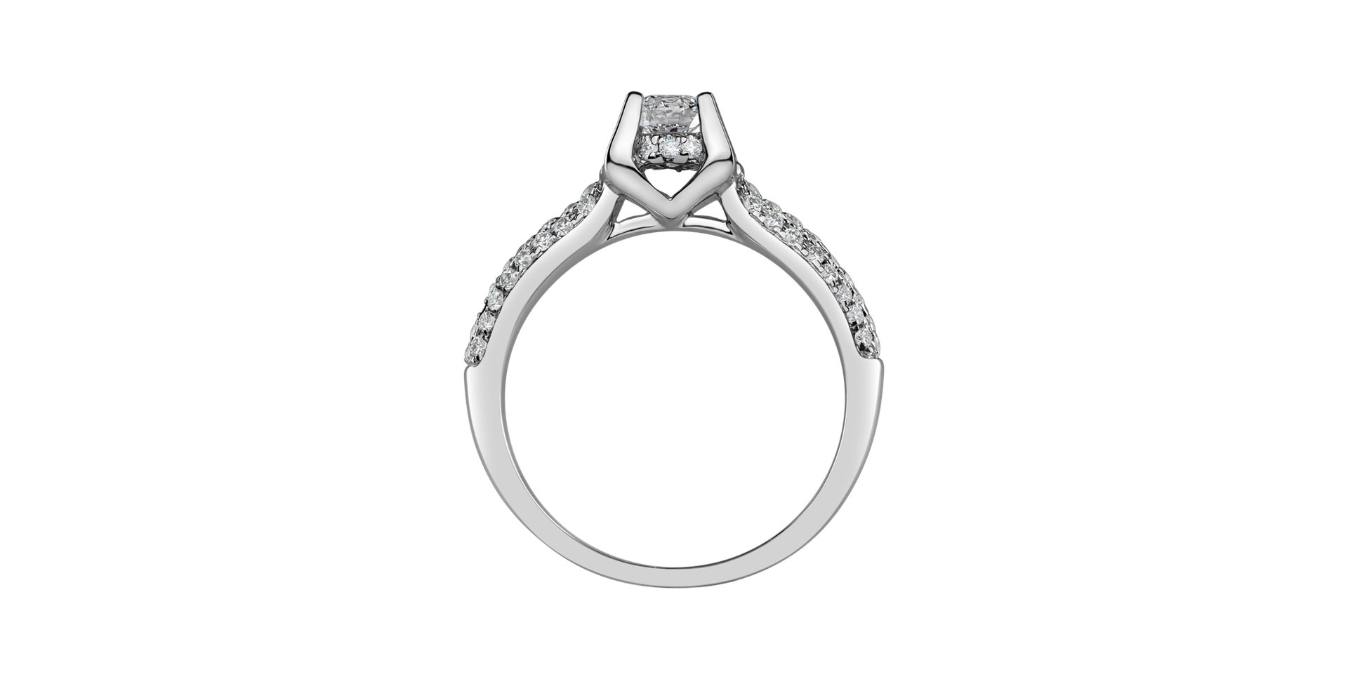 Prsteň s diamantmi Dolores