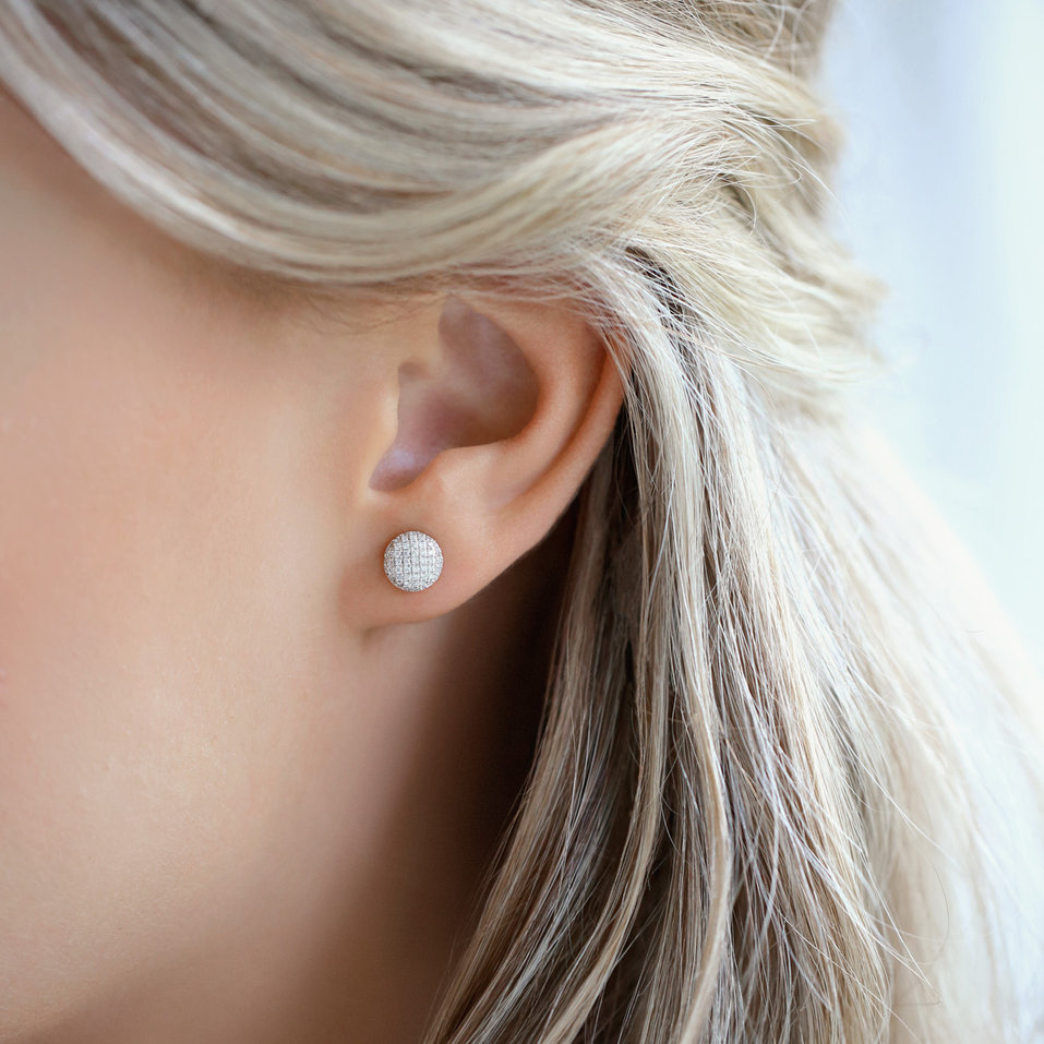 Náušnice s diamantmi Wonder Planet