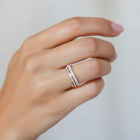 Prsteň s diamantmi Shine Vesper