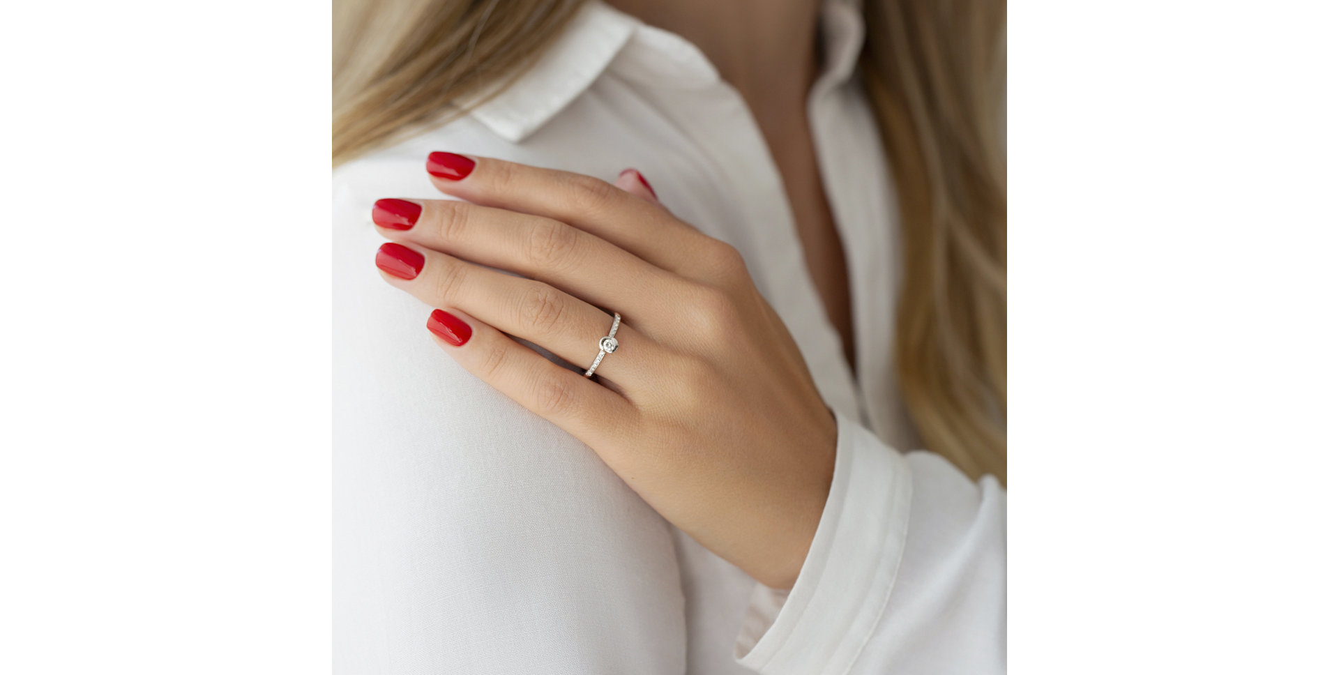 Prsteň s diamantmi Exalted Vow