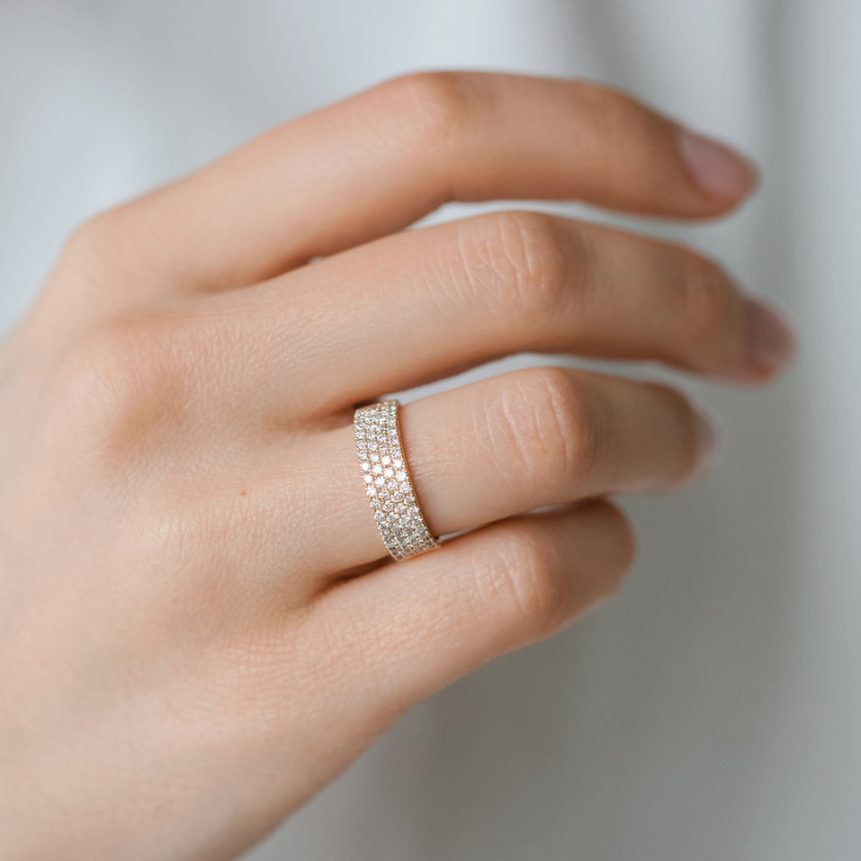 Prsteň s diamantmi Queen Eternity