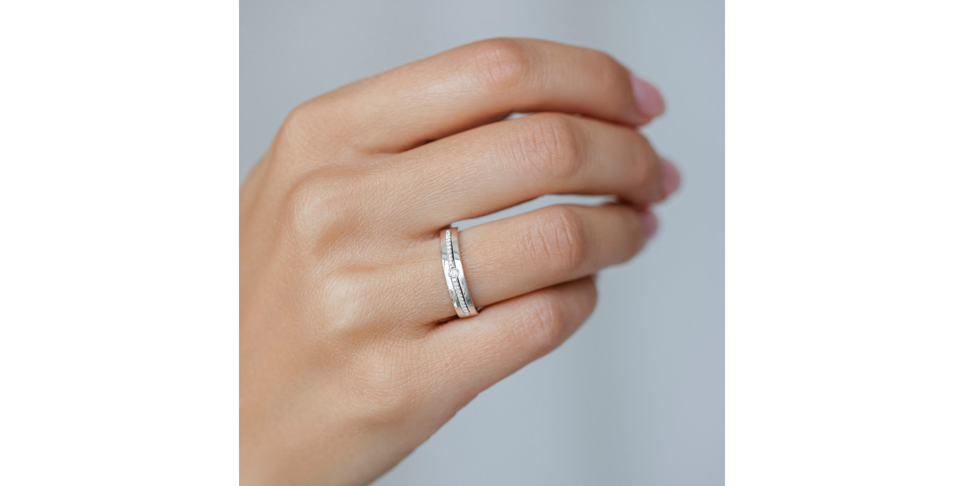 Prsteň s diamantmi Shine Andromeda