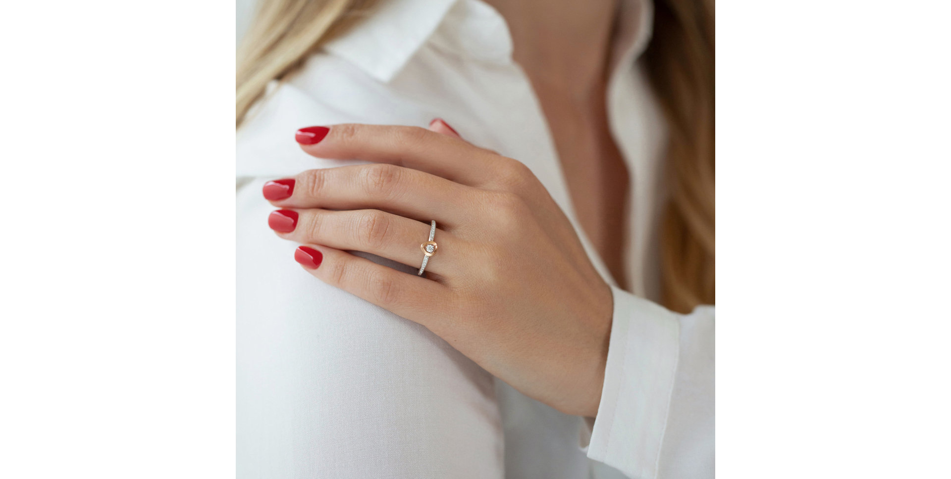 Prsteň s diamantmi Moonlight Opium